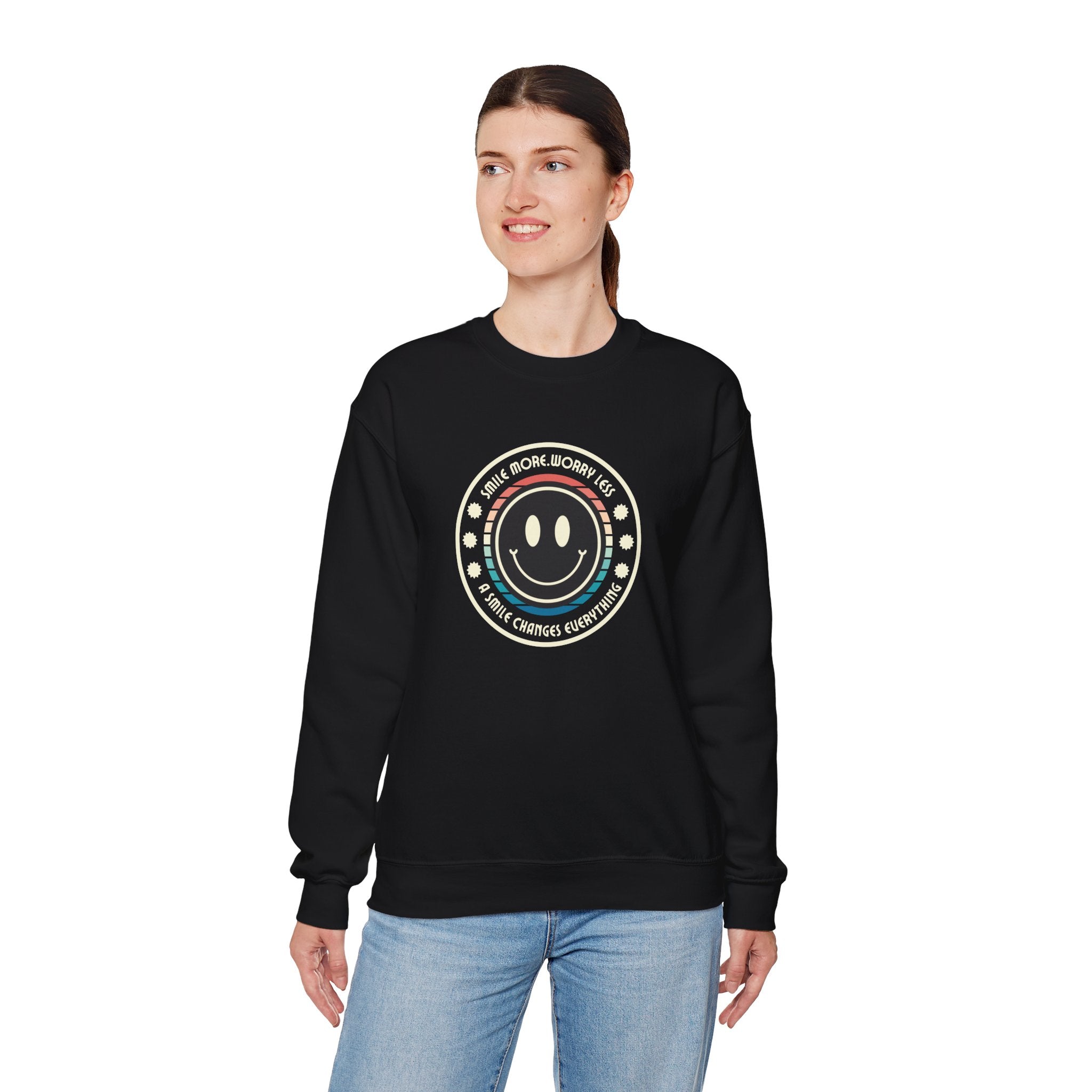 Smile More Worry Less Sweatshirt