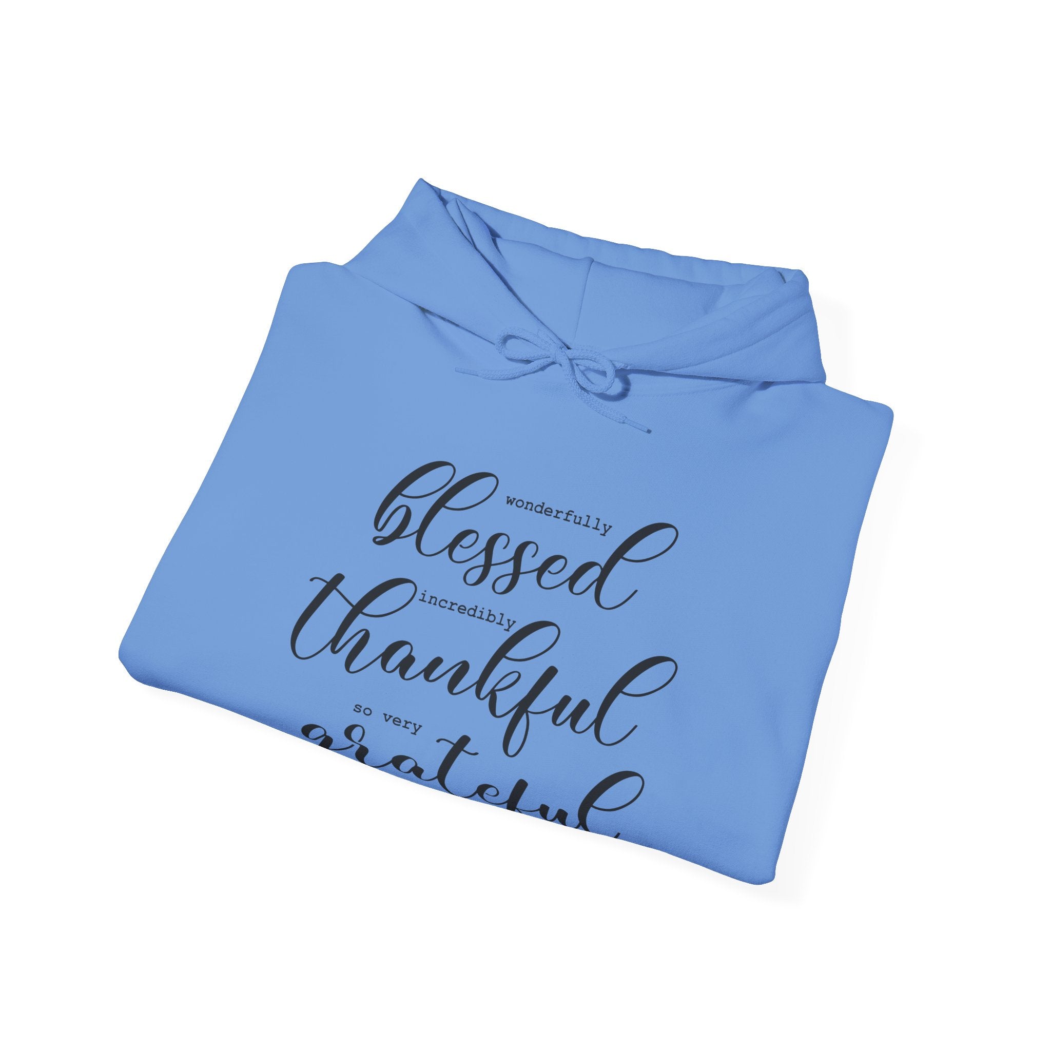 Blessed, Thankful & Grateful Hooded Sweatshirt