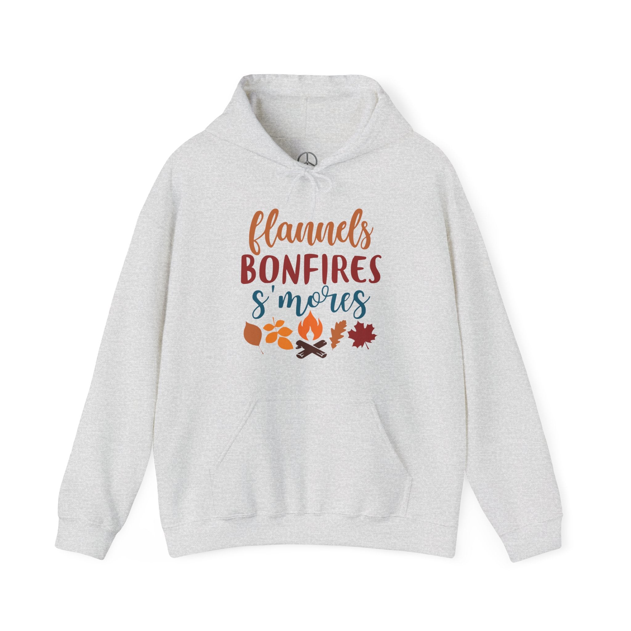 Flannel, Bonfire & S'more Hooded Sweatshirt