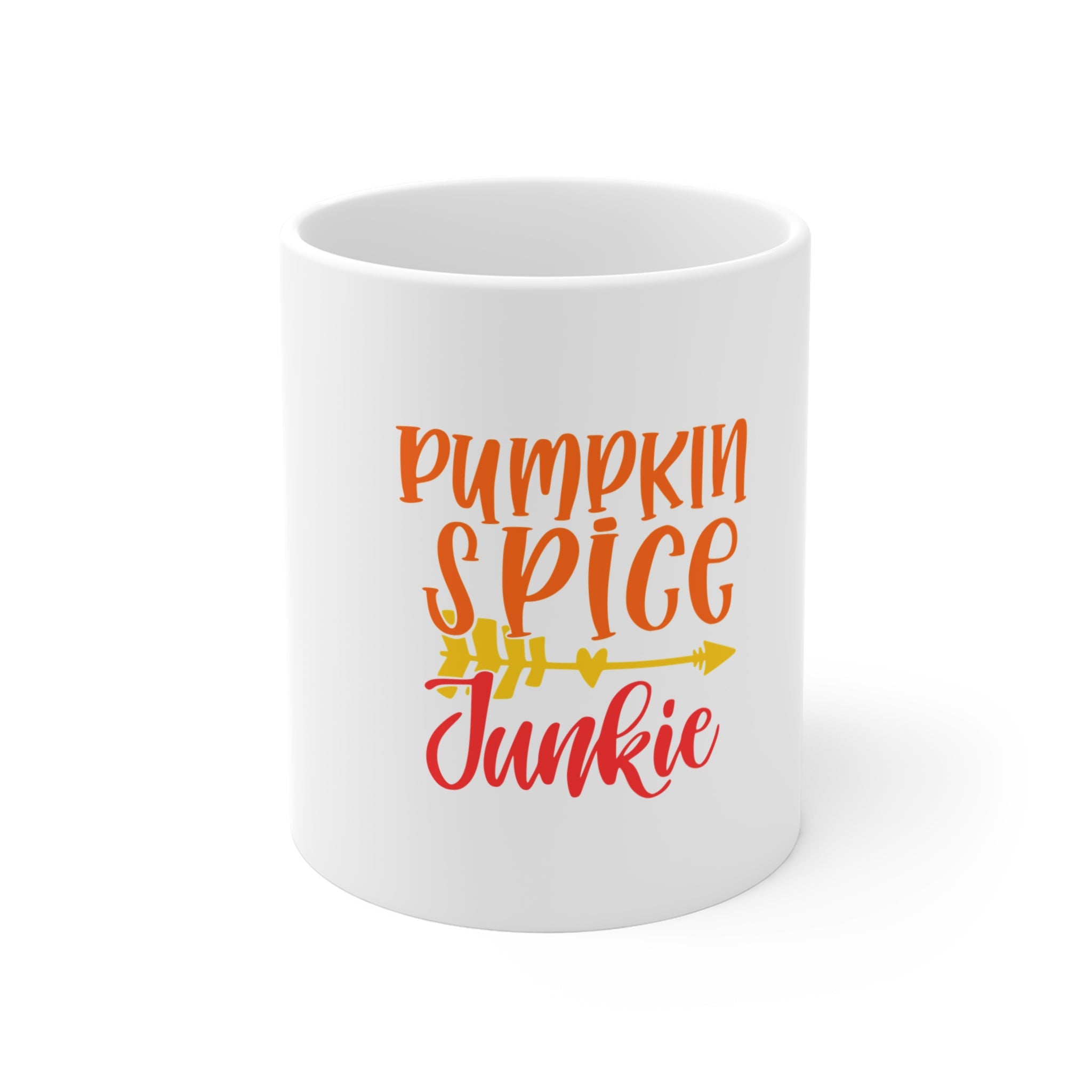 Pumpkin Spice Junkie Mug - 11oz Fall Coffee Cup for Autumn Lovers