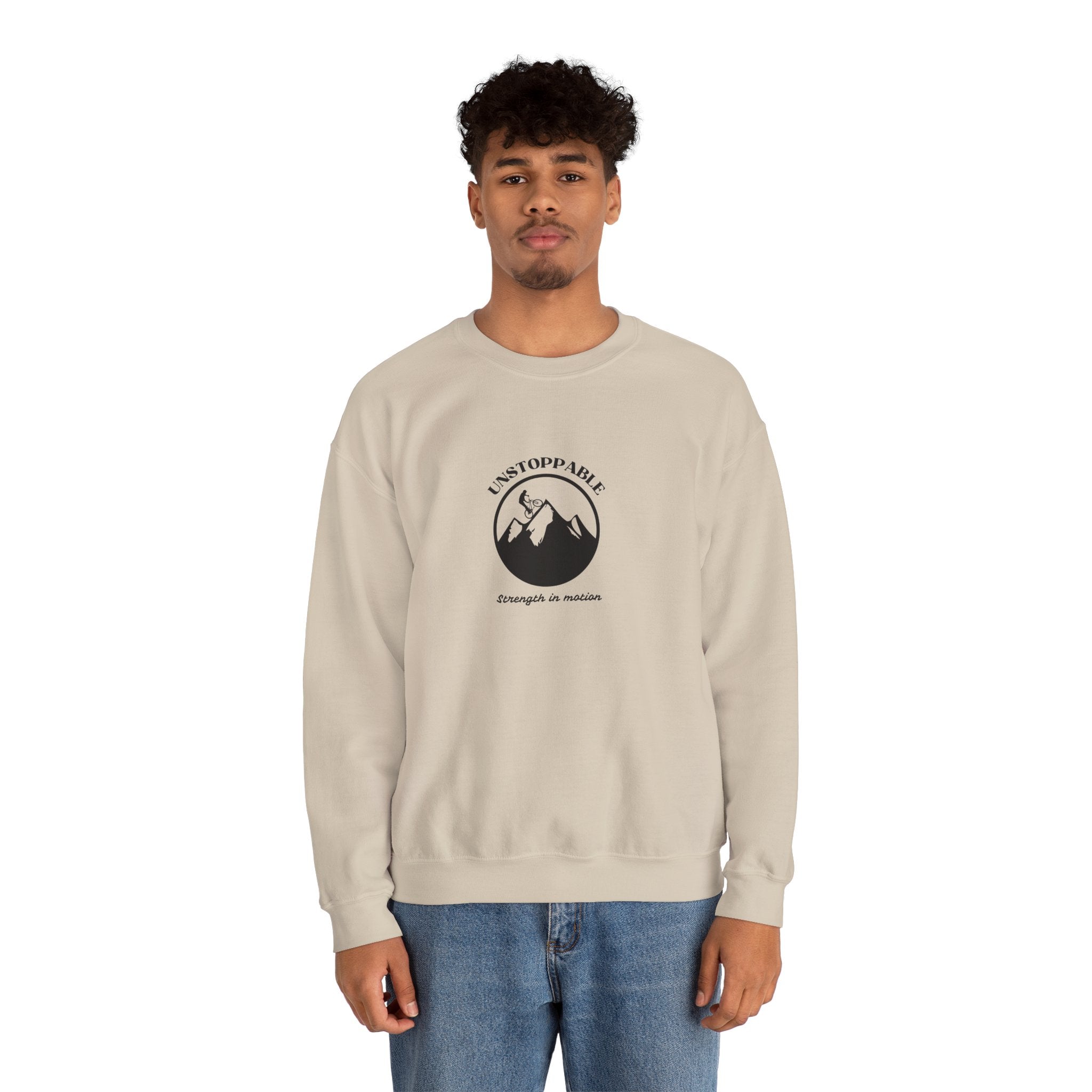 Unstoppable Mountain Graphic Crewneck Sweatshirt