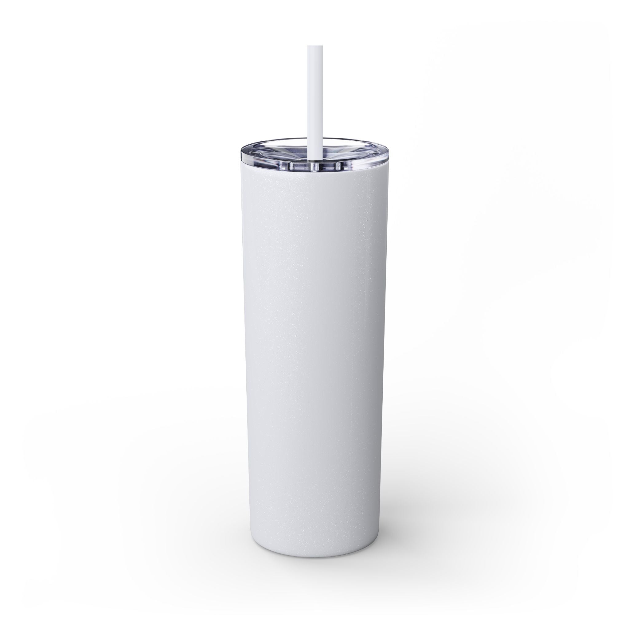 Boss Ass Girl Insulated Stainless Steel Skinny Tumbler with Straw 20oz