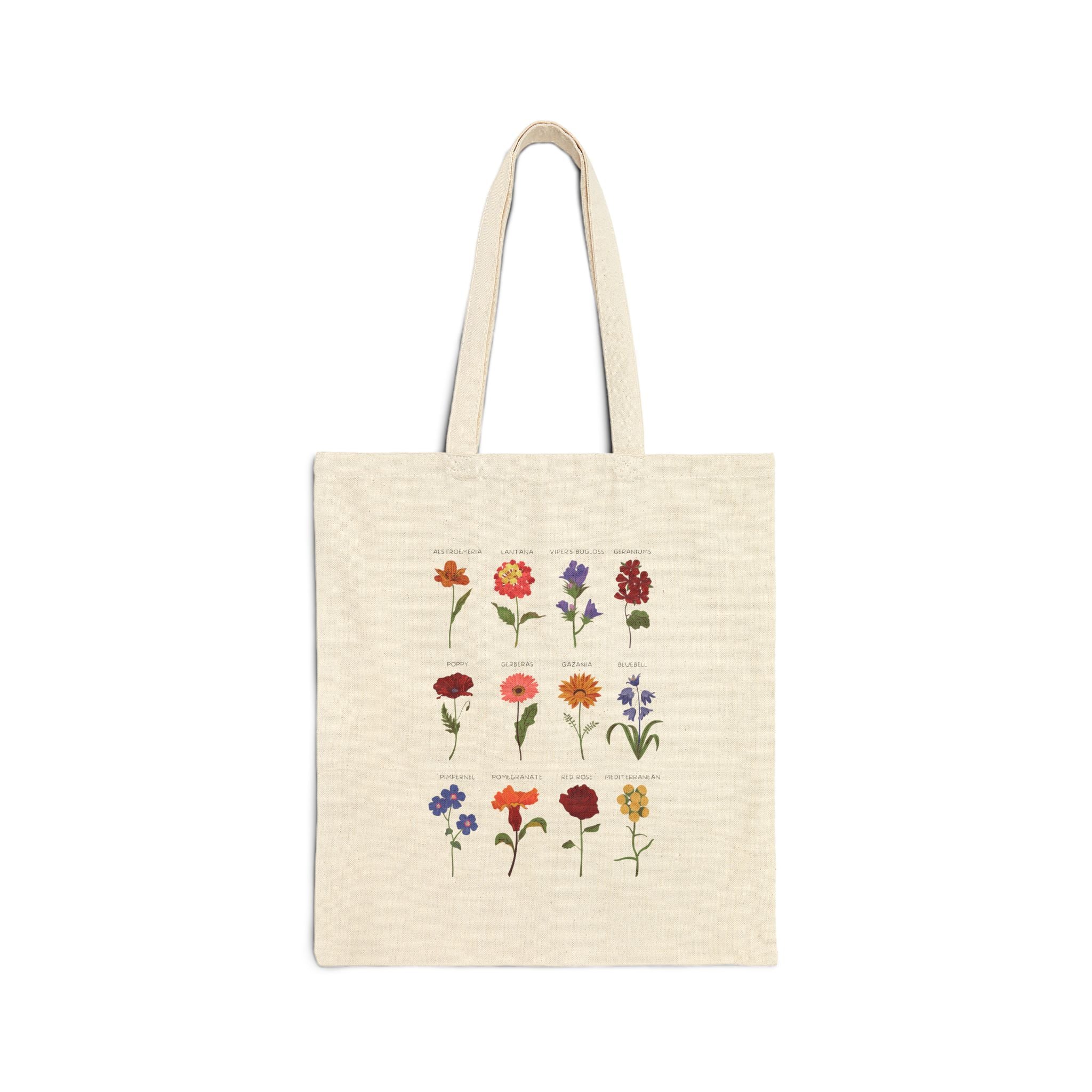 Floral Tote Bag - Eco-Friendly