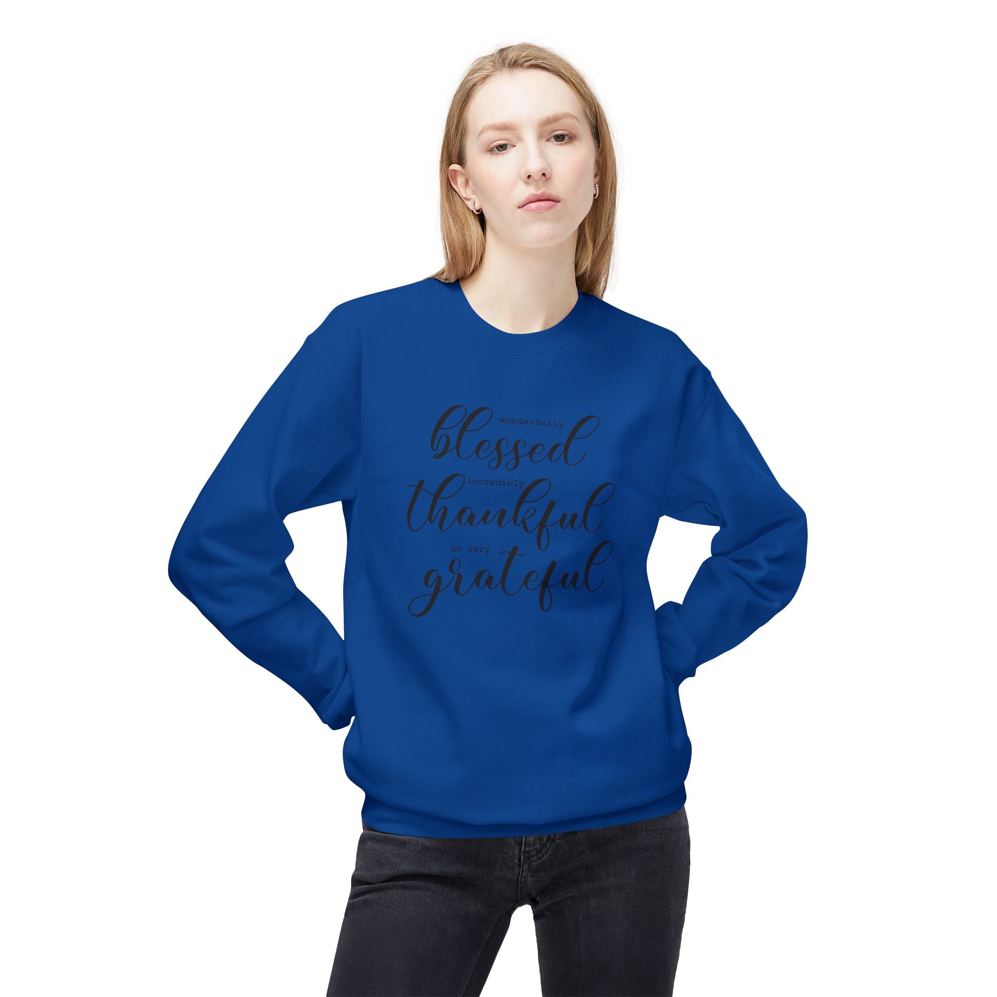 Blessed & Grateful Crewneck Sweatshirt