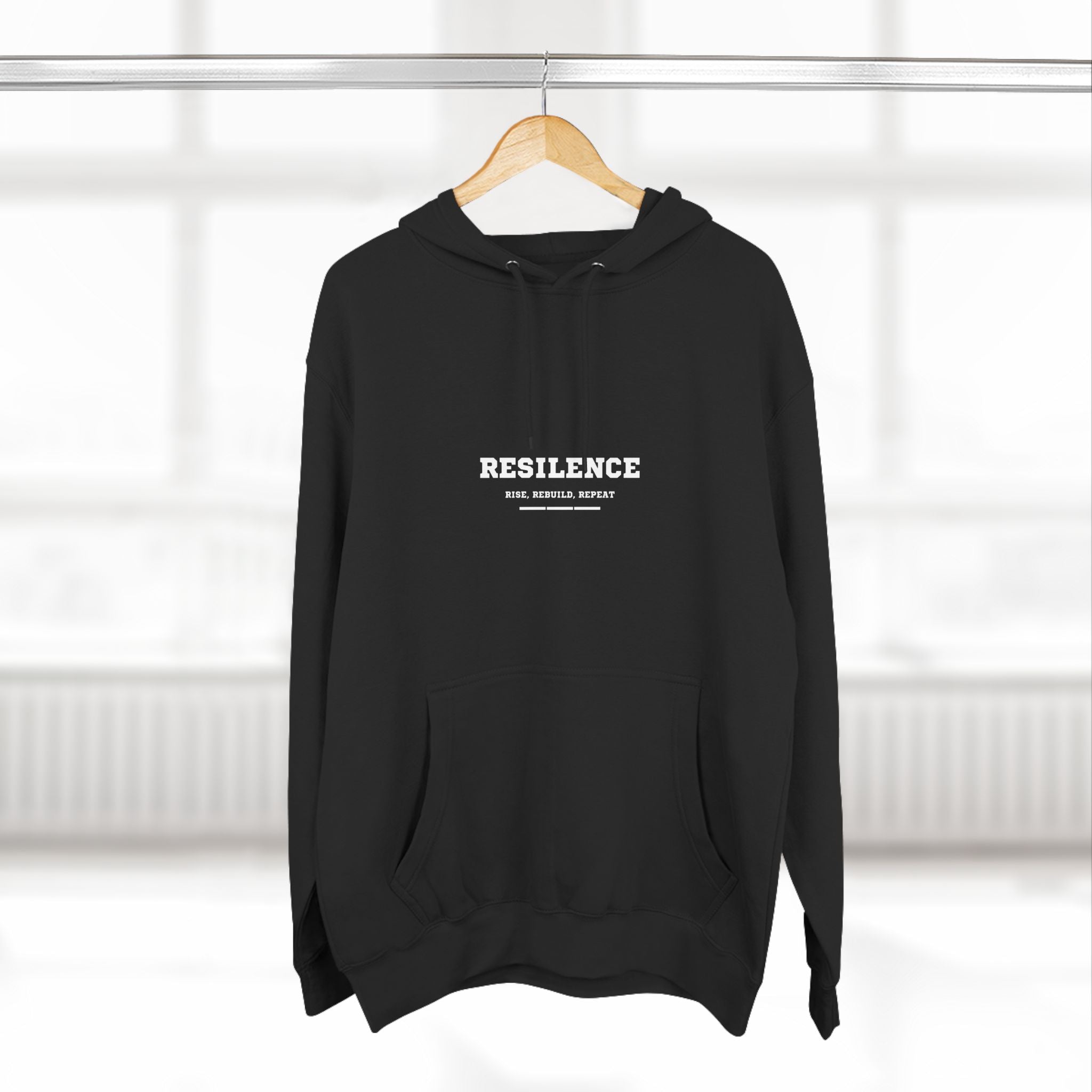 Resilence Three-Panel Fleece Hoodie