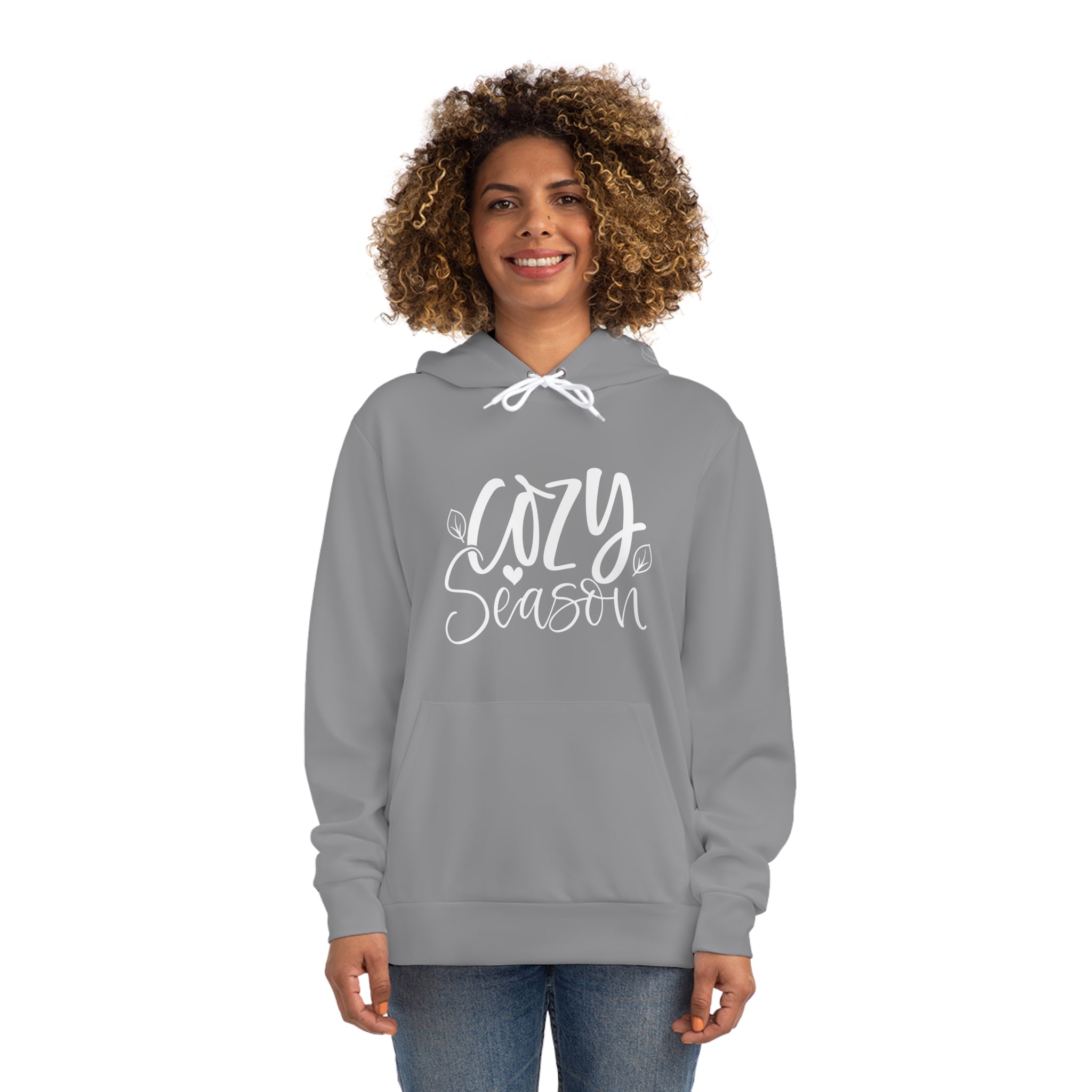 Grey Cozy Season Fashion Hoodie