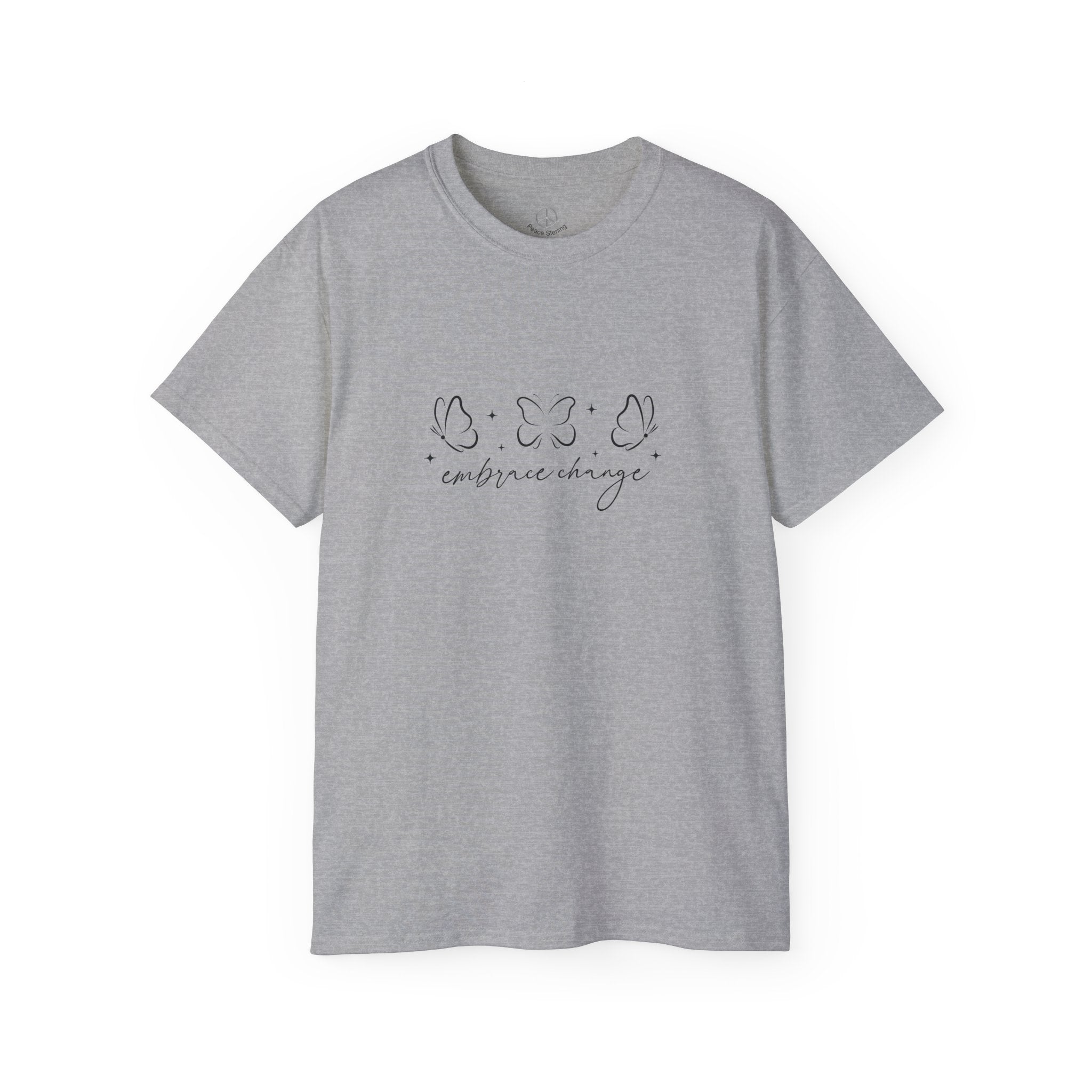 Embrace Change T Shirt – Inspirational Butterfly Graphic T-Shirt