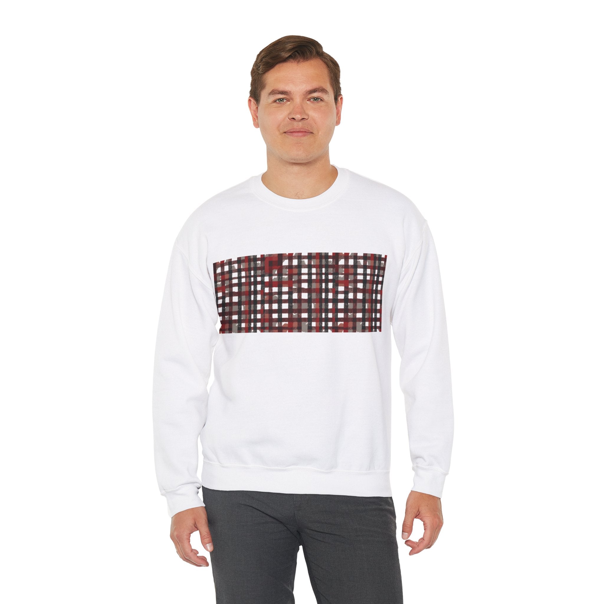 Plaid Pattern Sweatshirt for All Occasions