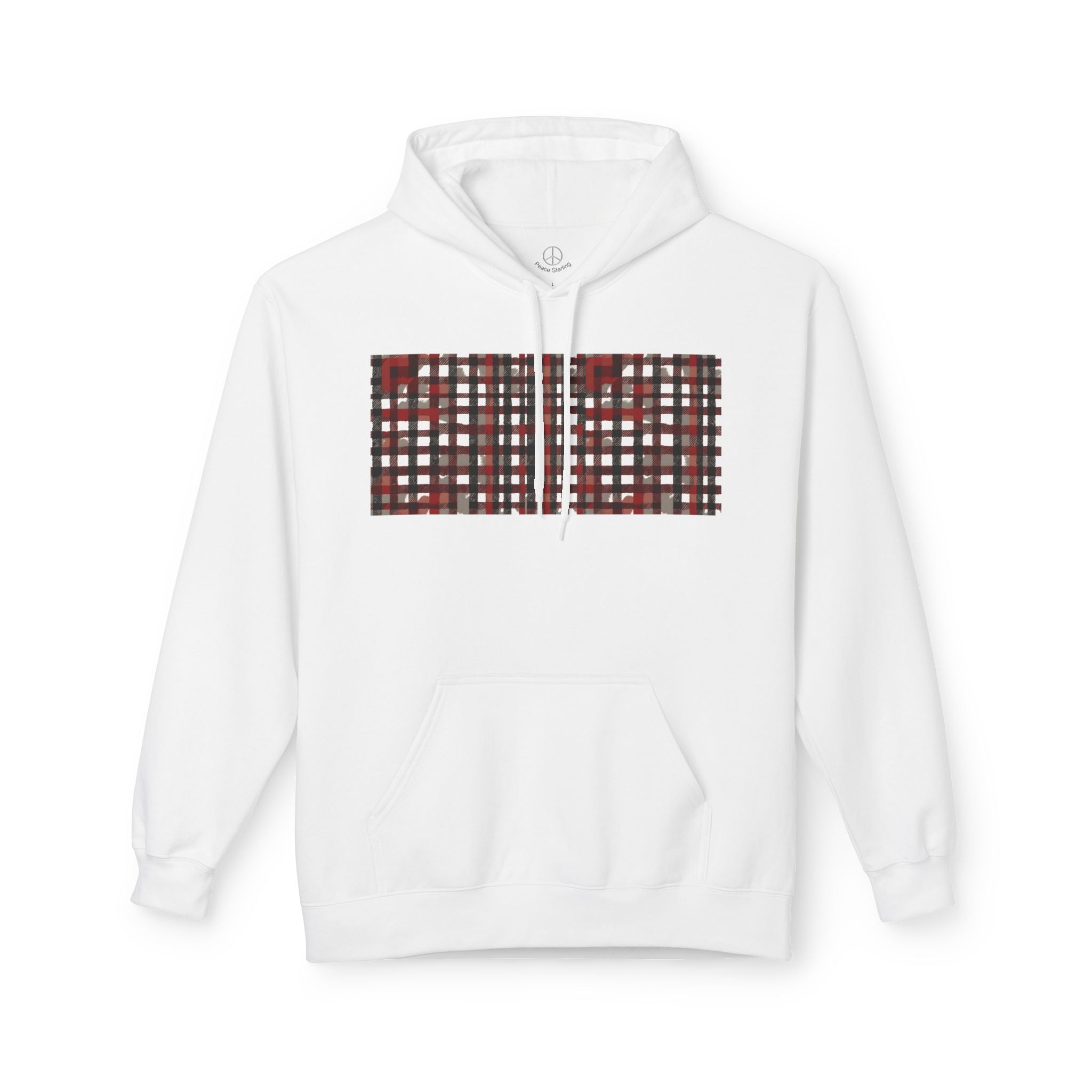 Plaid Pattern Soft style Hoodie - Essential for Fall/Winter Occasions