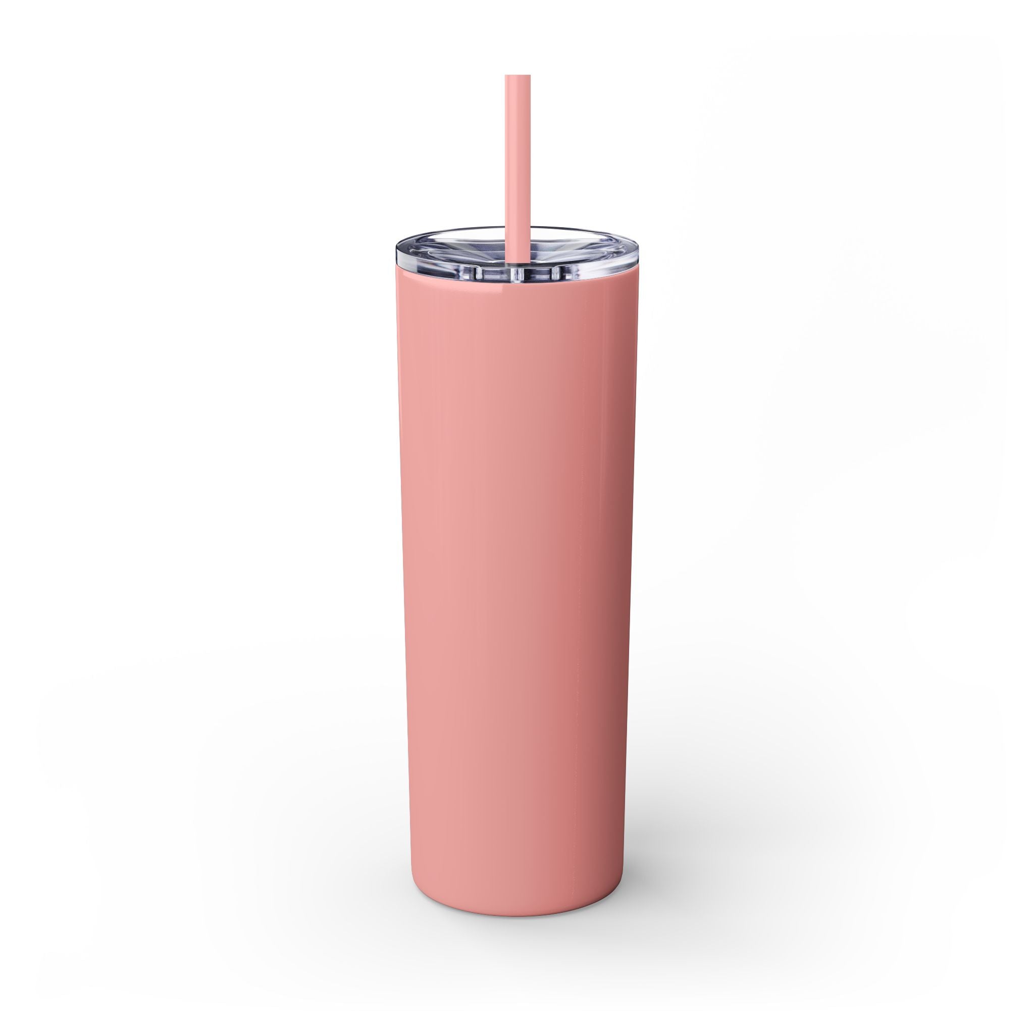 Boss Ass Girl Insulated Stainless Steel Skinny Tumbler with Straw 20oz