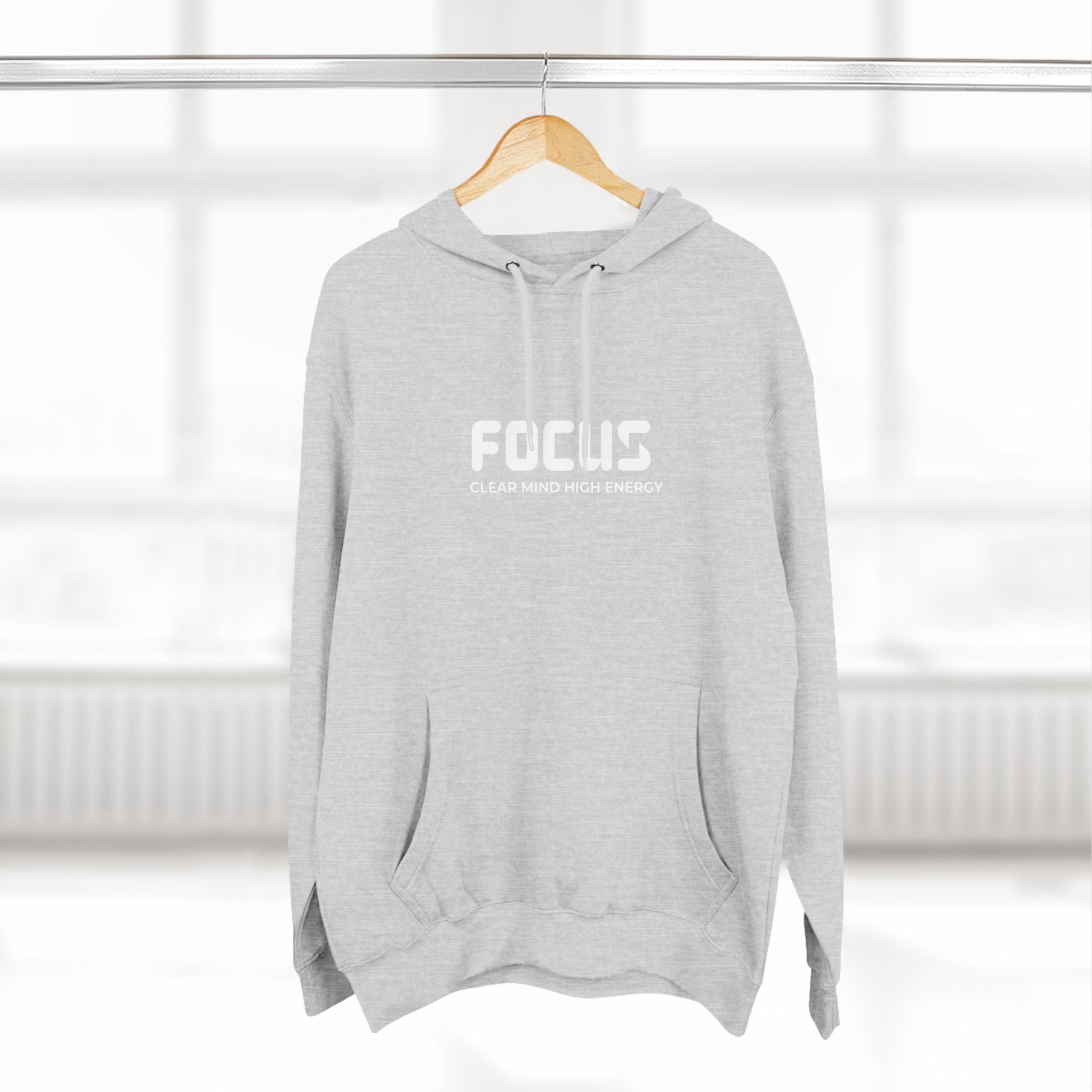 Focus Fleece Hoodie - Clear Mind High Energy Apparel