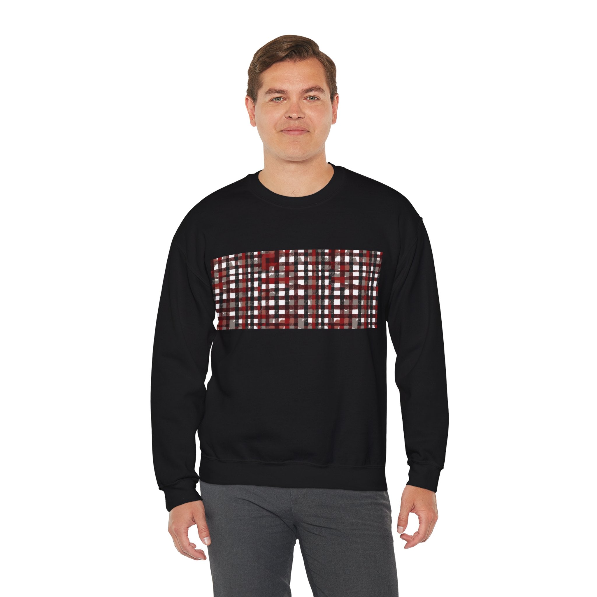 Plaid Pattern Sweatshirt for All Occasions