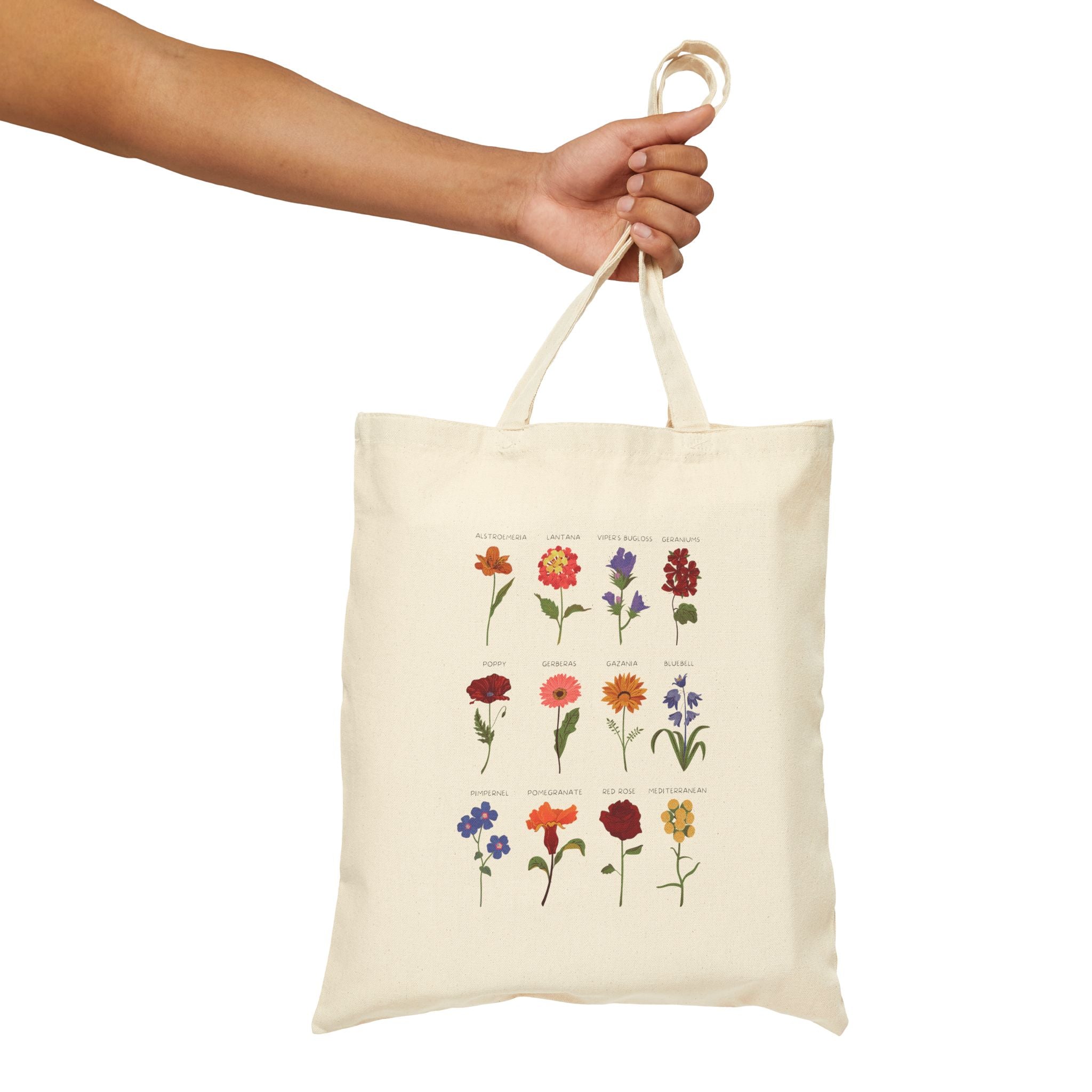 Floral Tote Bag - Eco-Friendly
