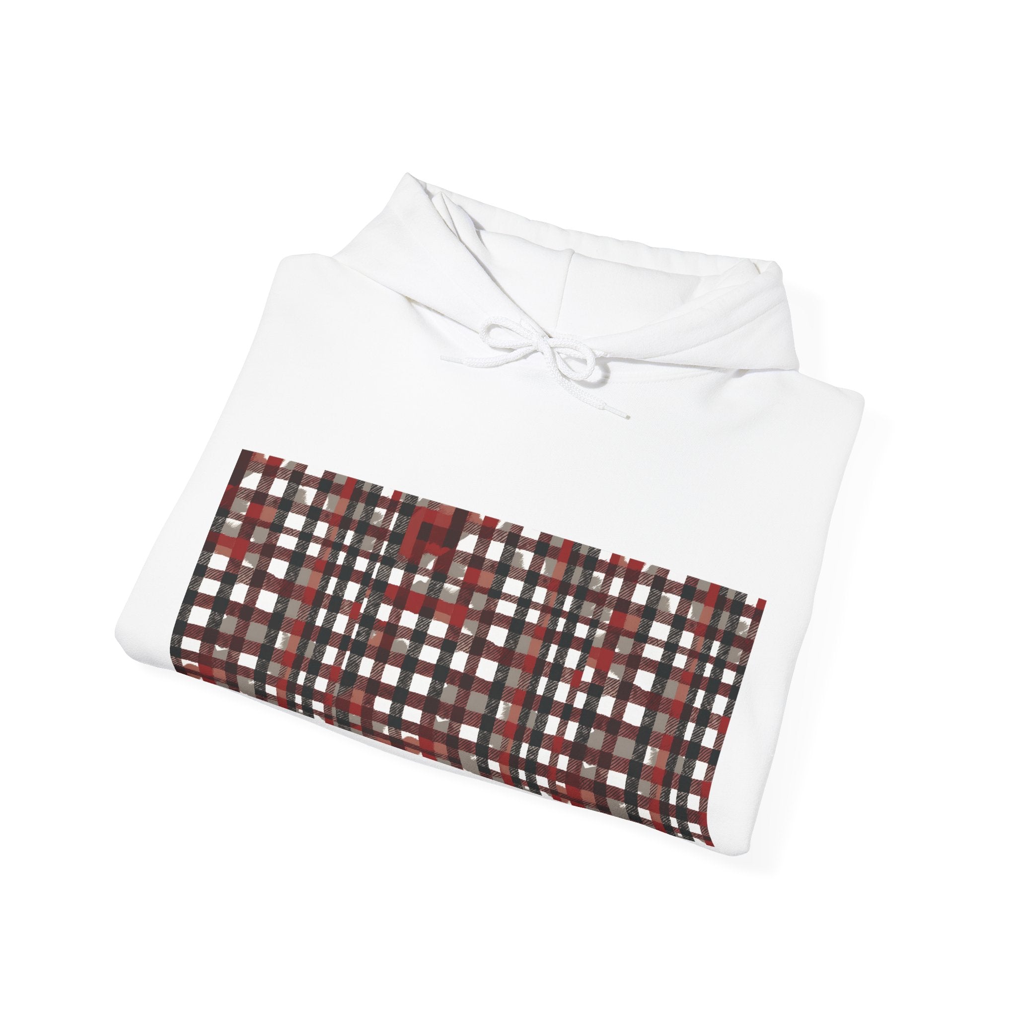 Cozy Plaid Hoodie - Stylish Heavy Blend™ Sweatshirt for All Occasions