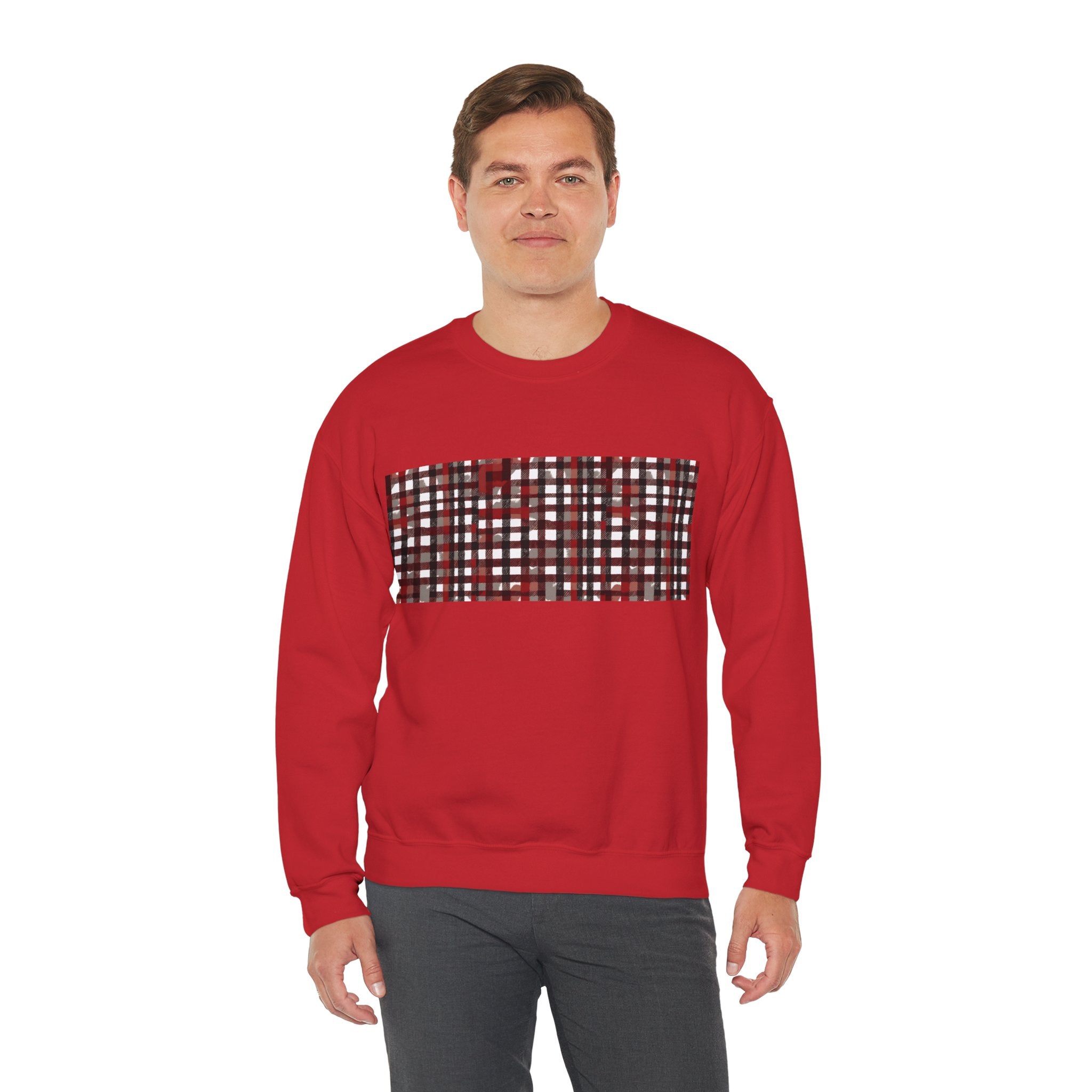 Plaid Pattern Sweatshirt for All Occasions