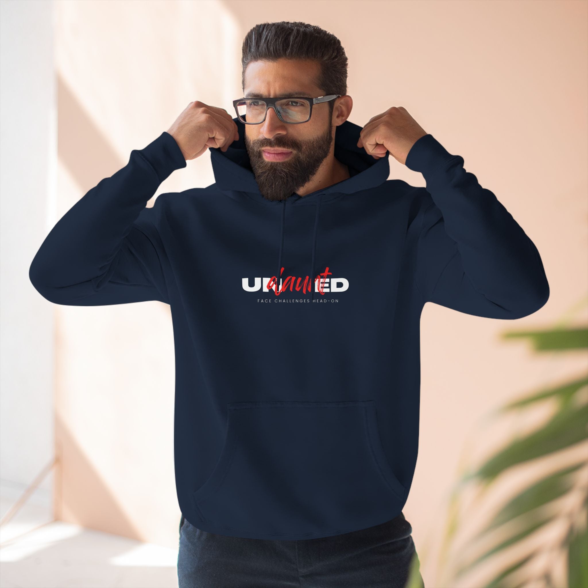 Undaunted- Inspirational Hooded Sweatshirt