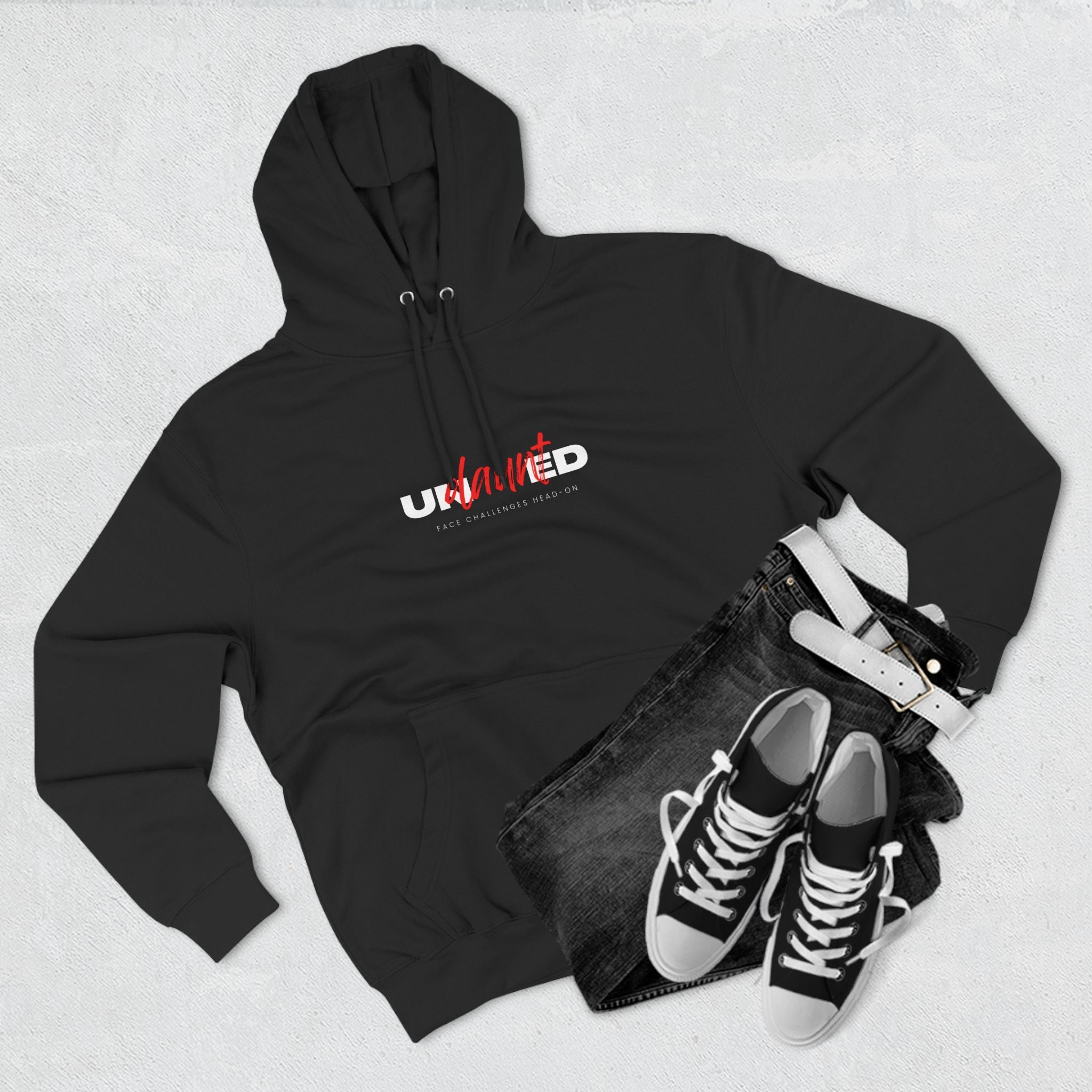 Undaunted- Inspirational Hooded Sweatshirt