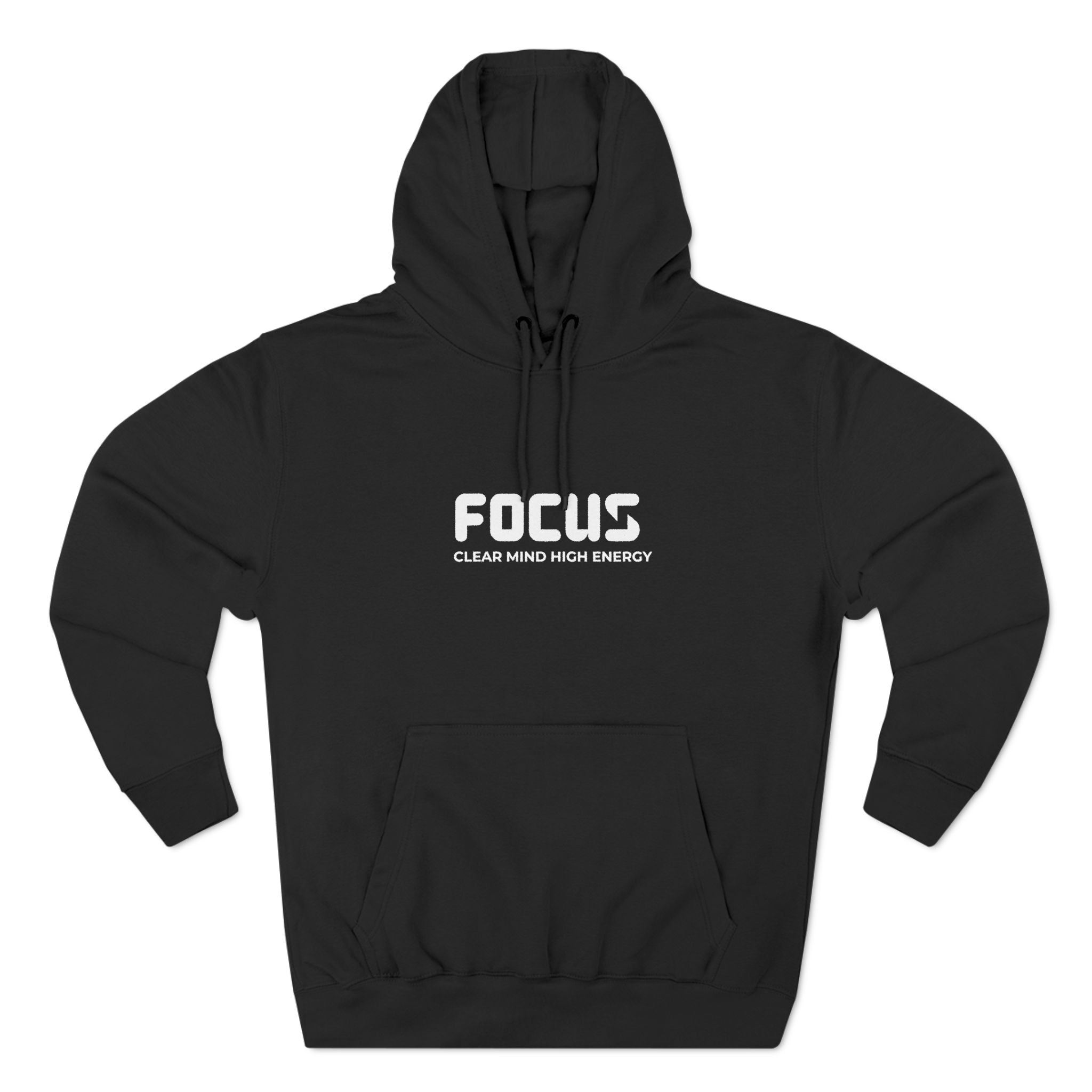 Focus Fleece Hoodie - Clear Mind High Energy Apparel