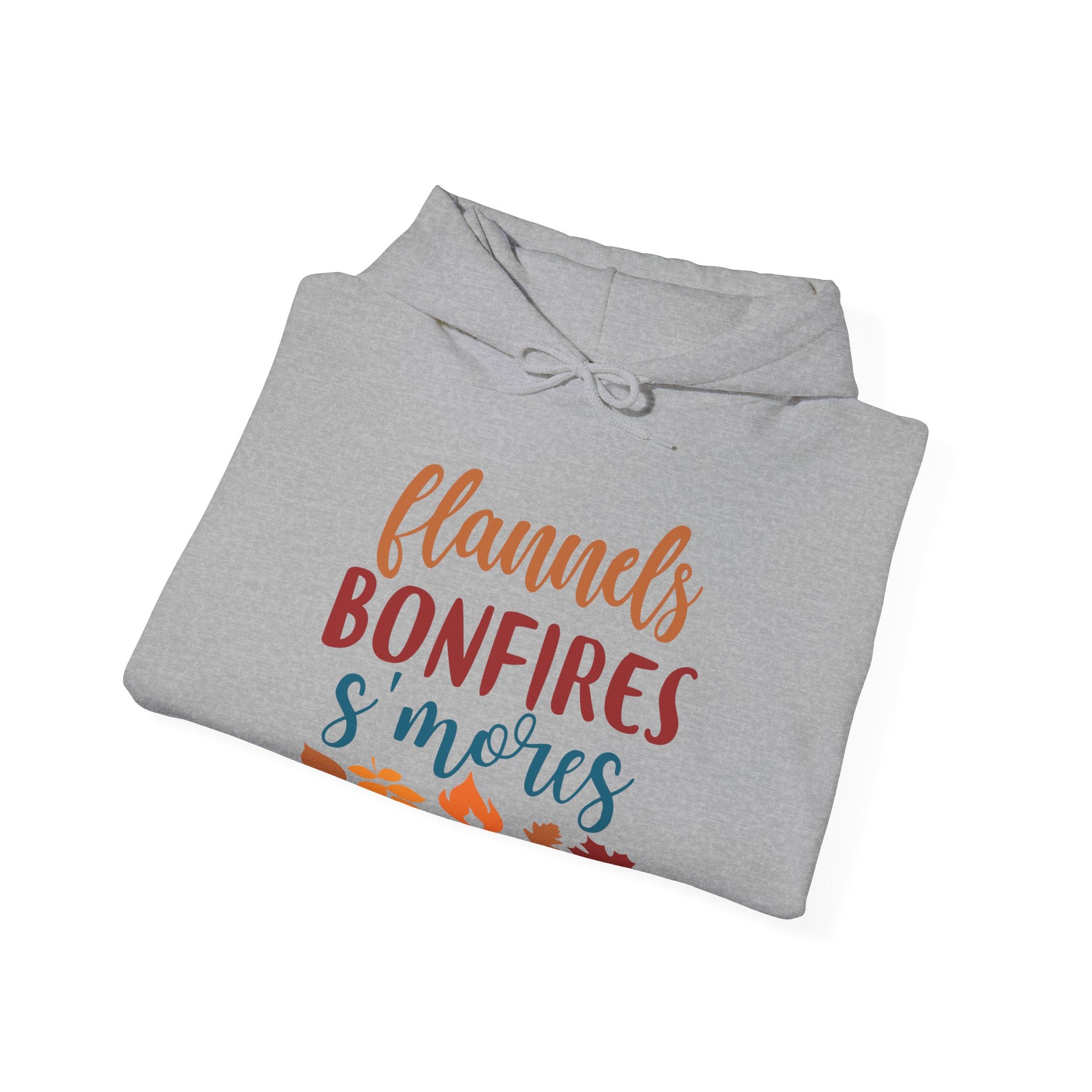 Flannel, Bonfire & S'more Hooded Sweatshirt