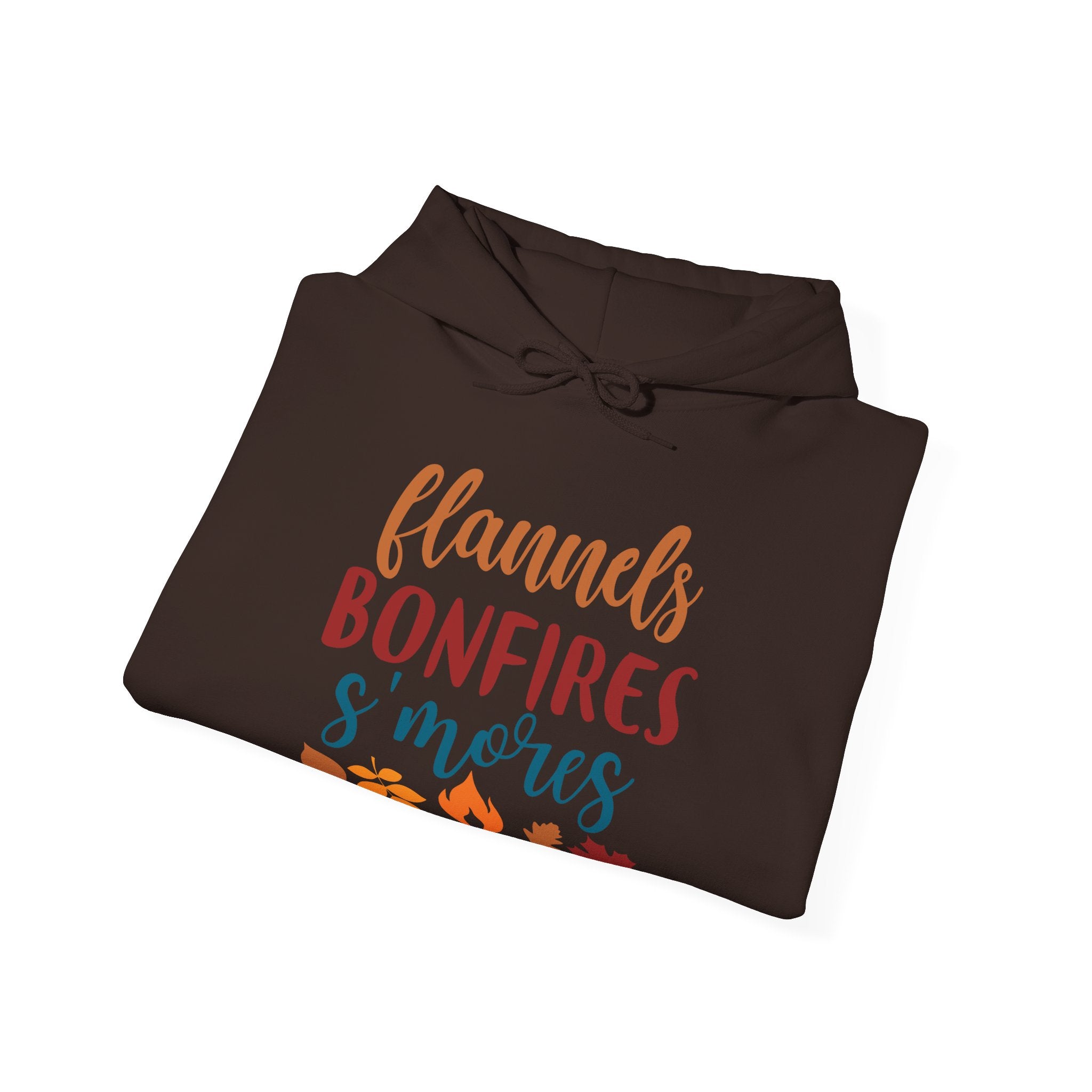 Flannel, Bonfire & S'more Hooded Sweatshirt