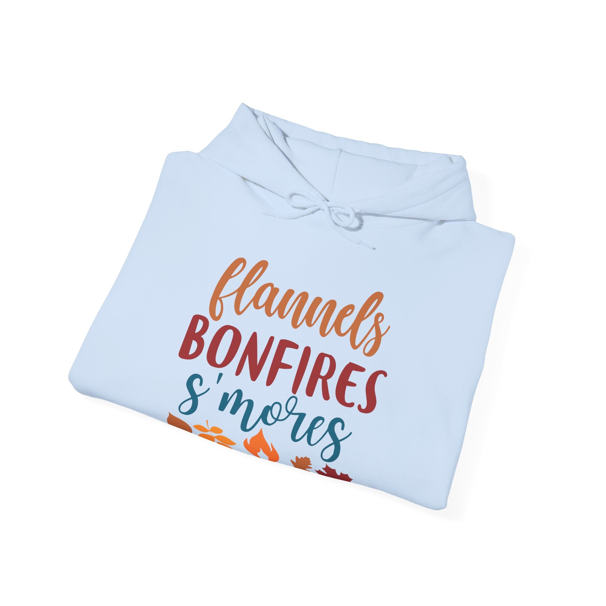 Flannel, Bonfire & S'more Hooded Sweatshirt
