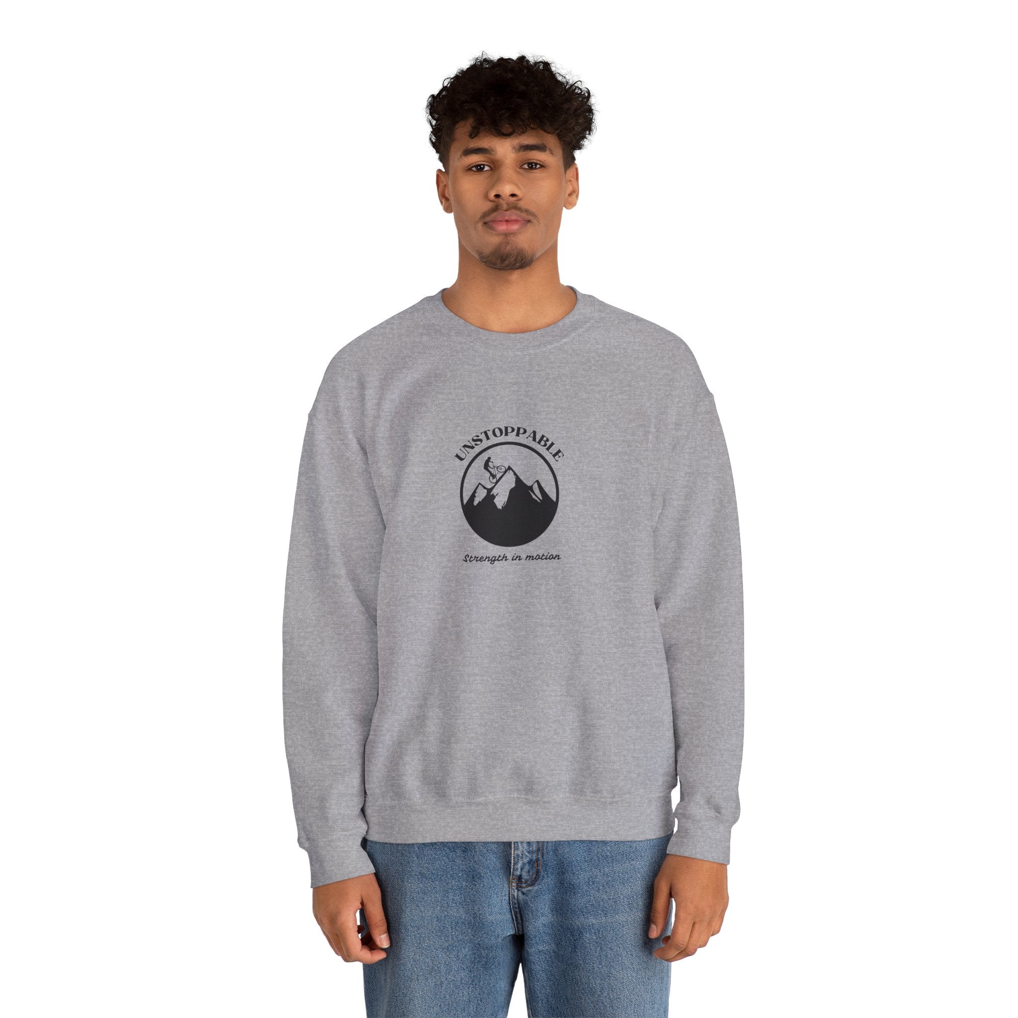 Unstoppable Mountain Graphic Crewneck Sweatshirt