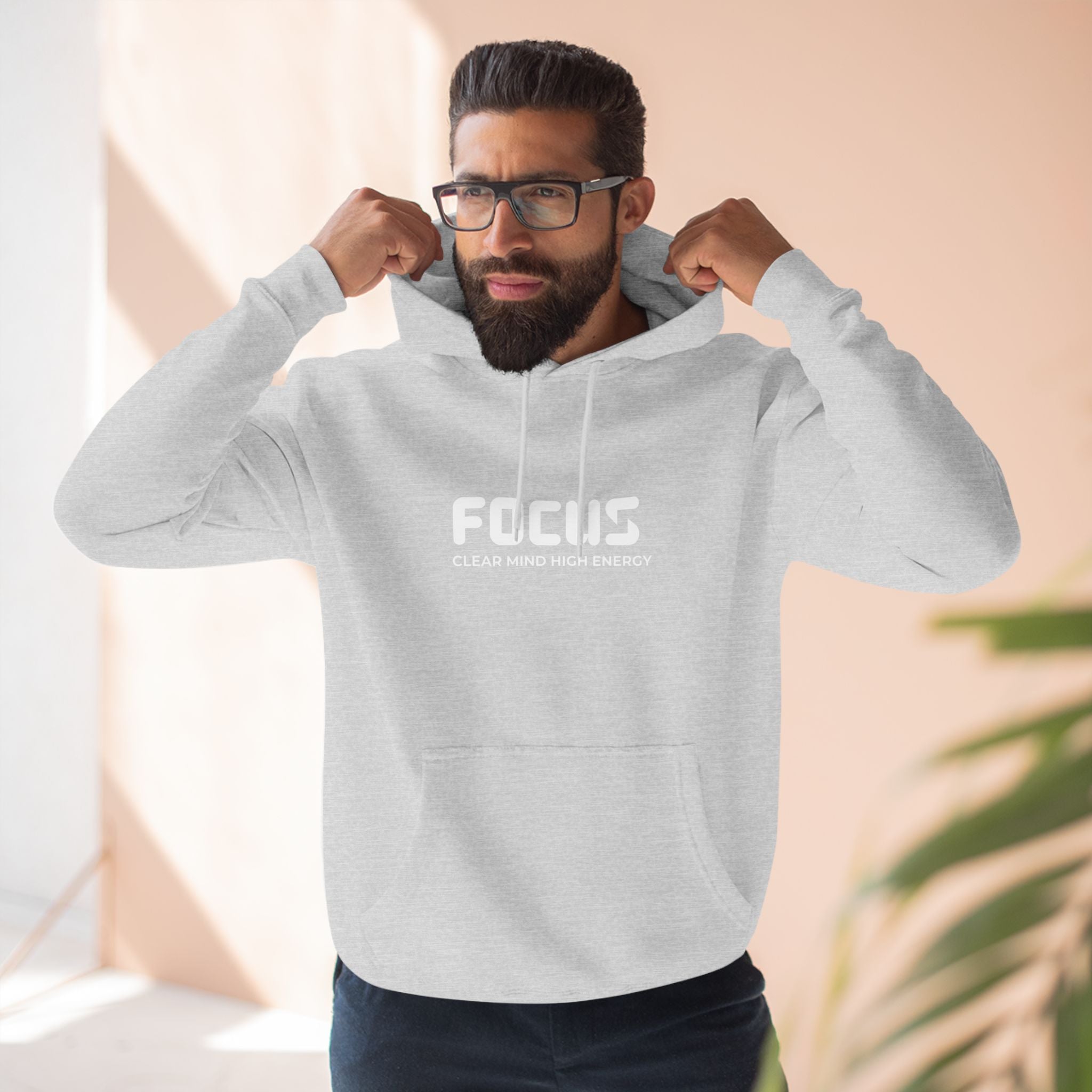 Focus Fleece Hoodie - Clear Mind High Energy Apparel