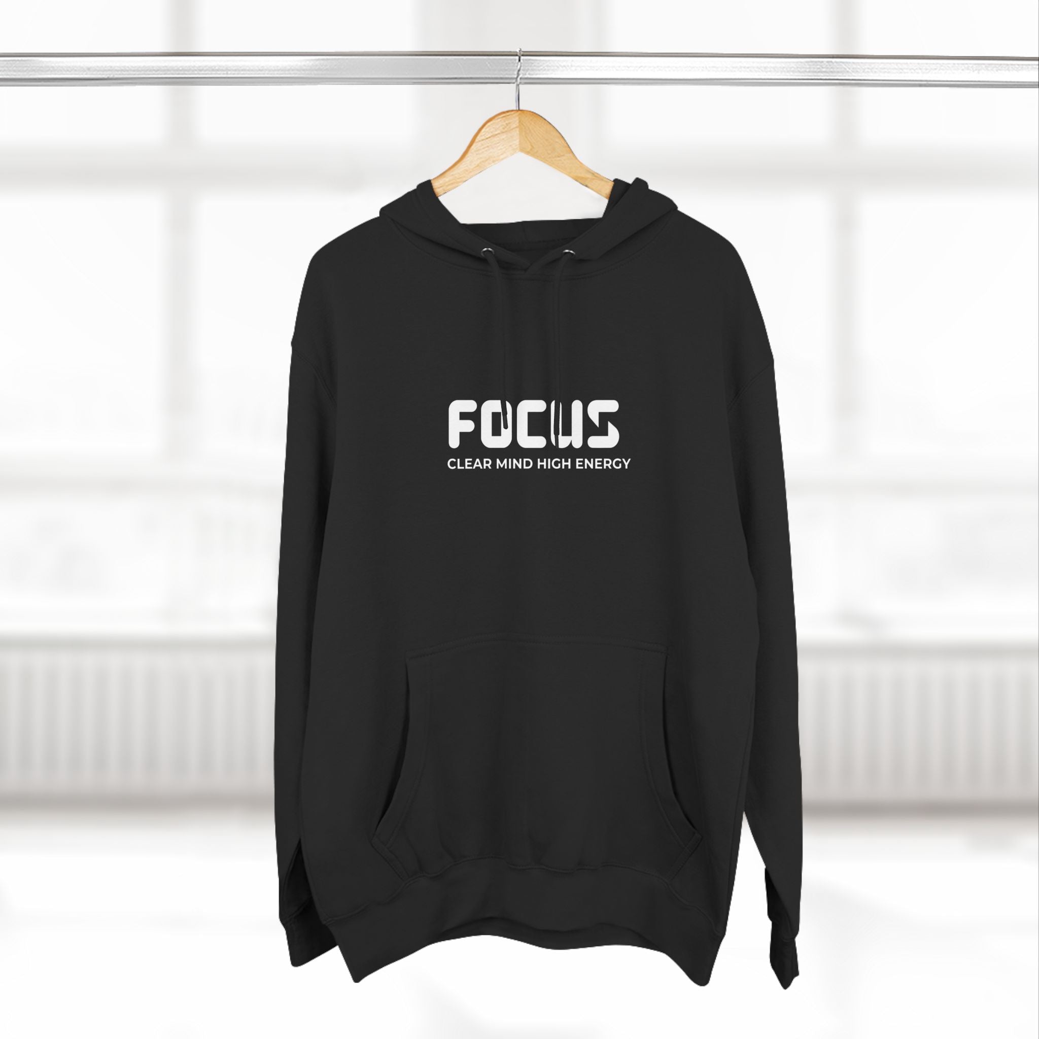 Focus Fleece Hoodie - Clear Mind High Energy Apparel