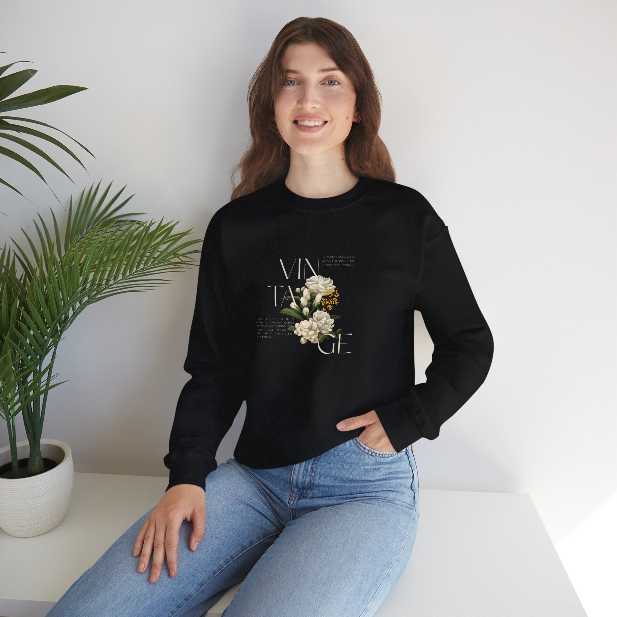 Vintage floral Sweatshirt
