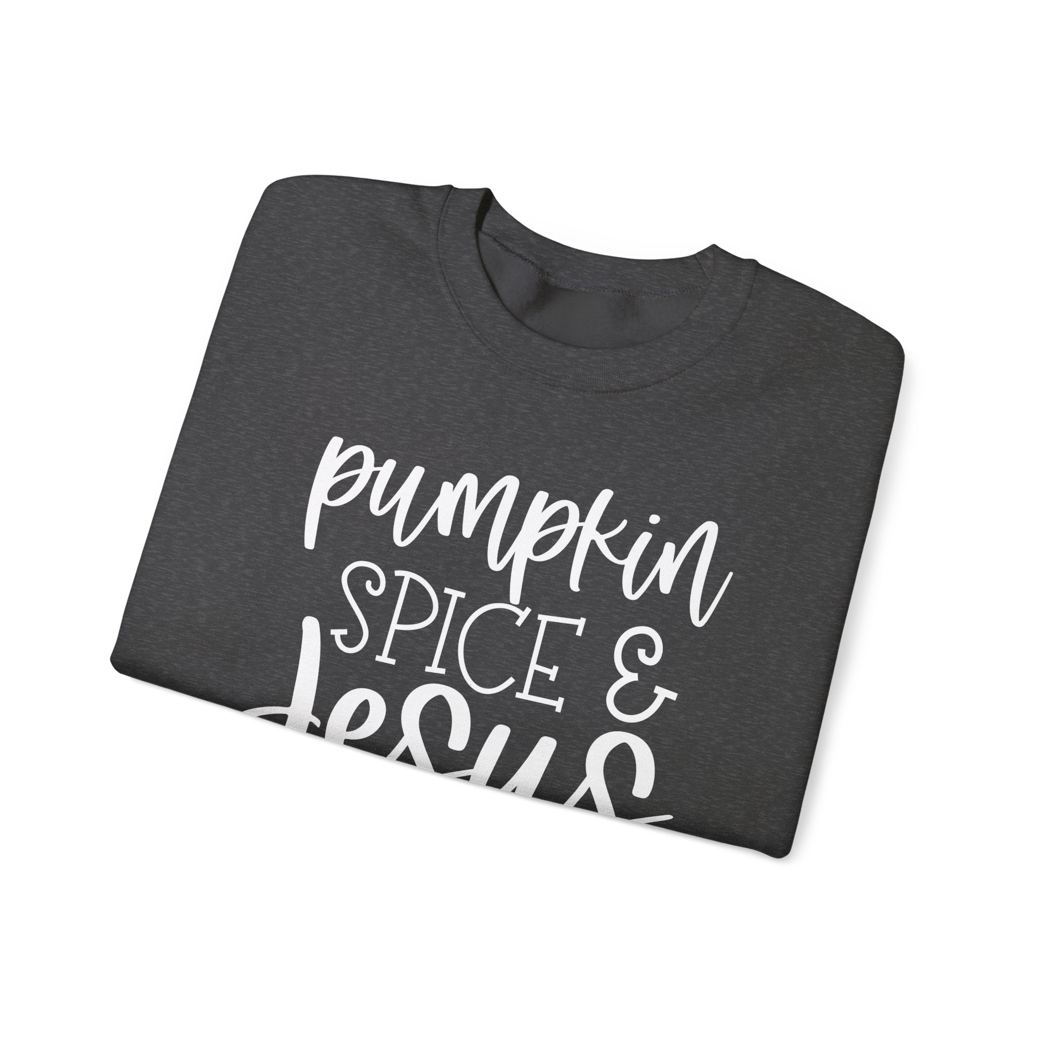 Pumpkin Spice & Jesus Christ Crewneck Sweatshirt