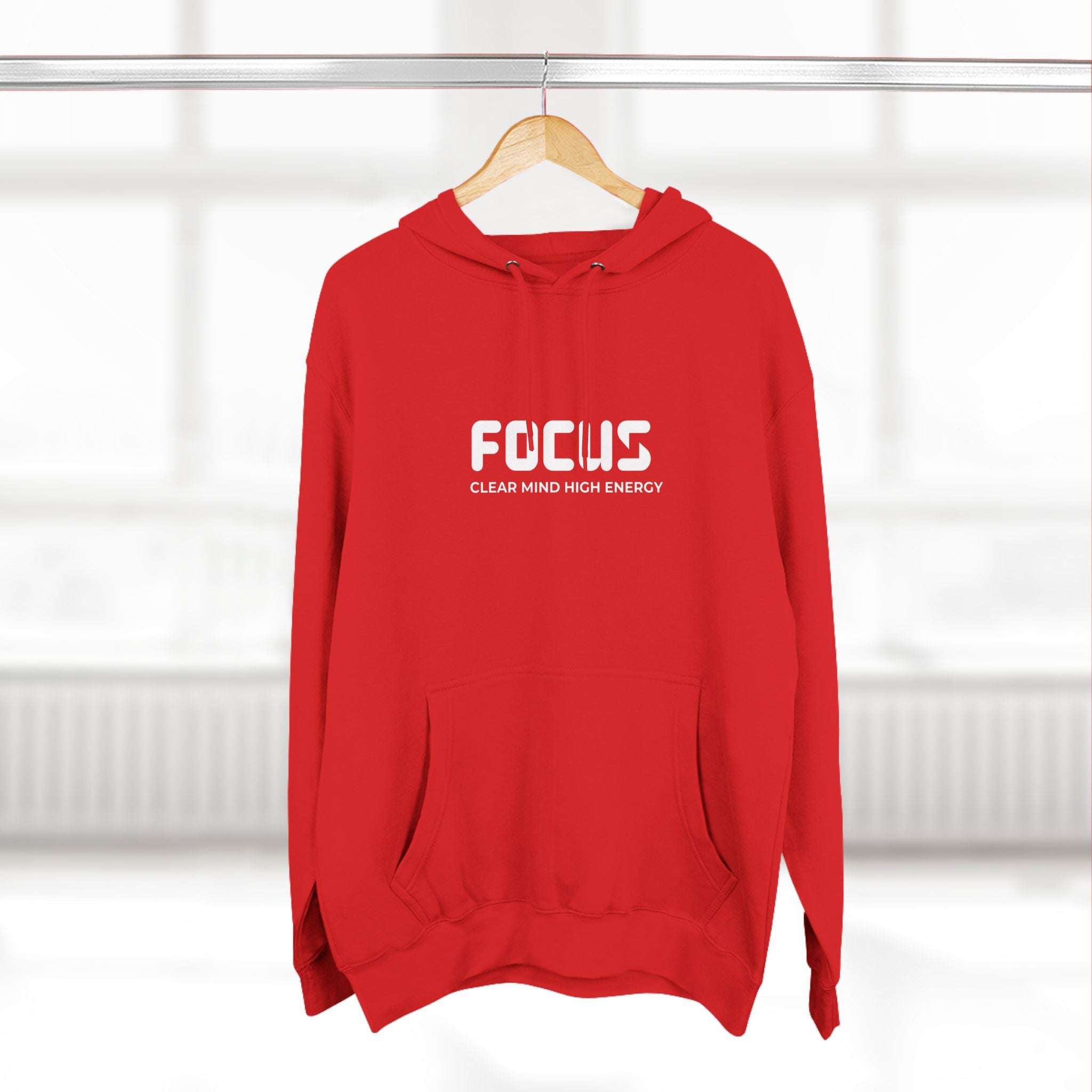 Focus Fleece Hoodie - Clear Mind High Energy Apparel