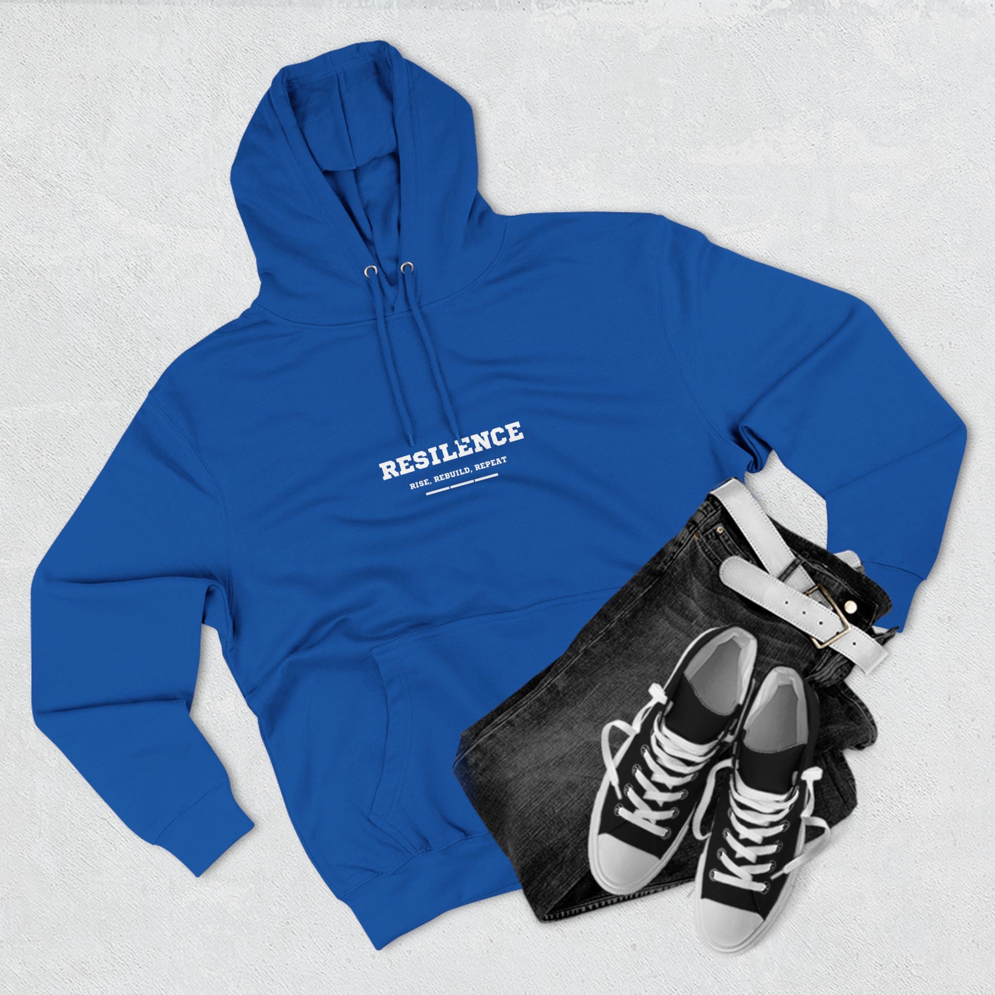 Resilence Three-Panel Fleece Hoodie