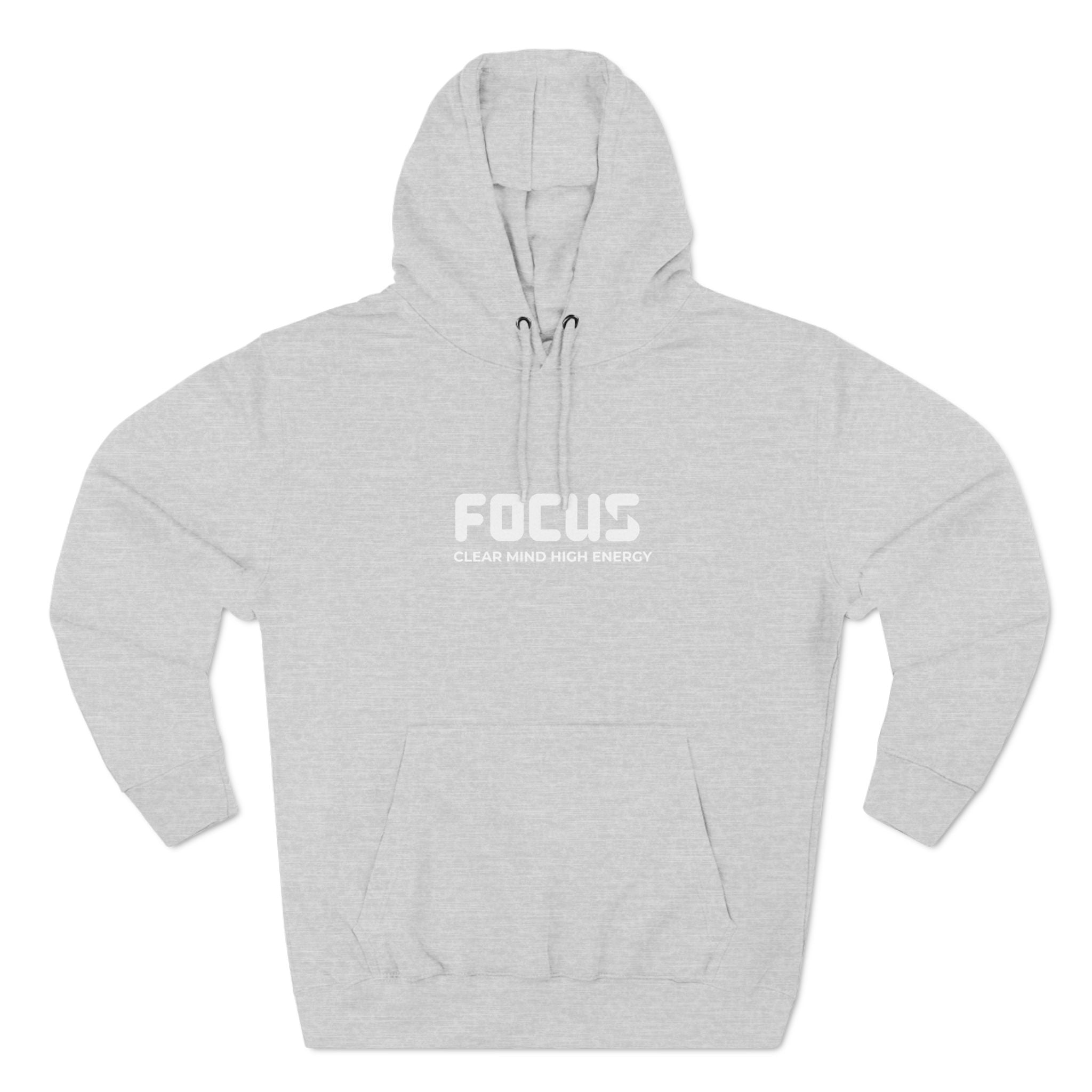 Focus Fleece Hoodie - Clear Mind High Energy Apparel