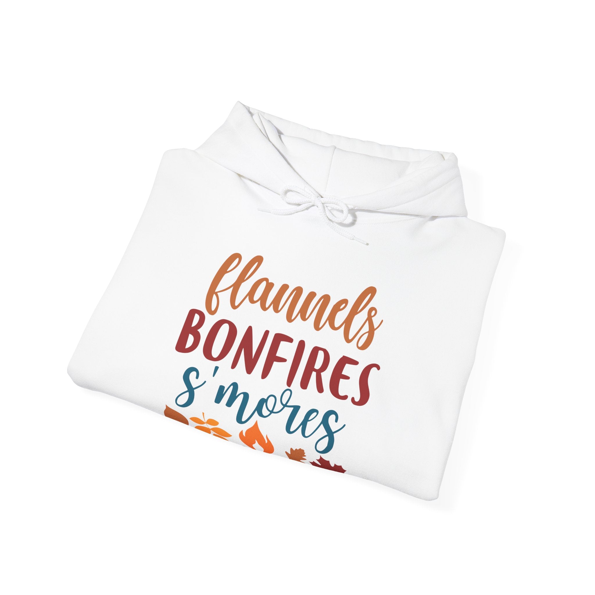 Flannel, Bonfire & S'more Hooded Sweatshirt