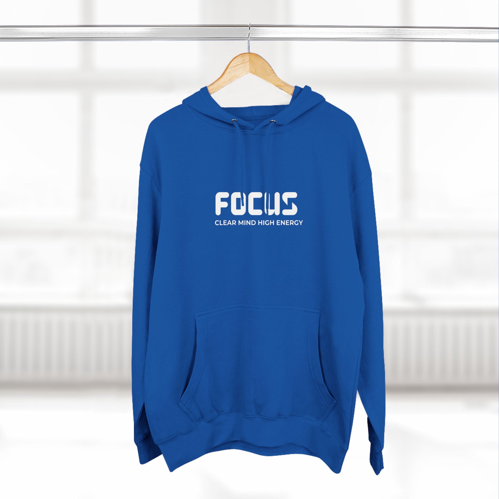 Focus Fleece Hoodie - Clear Mind High Energy Apparel