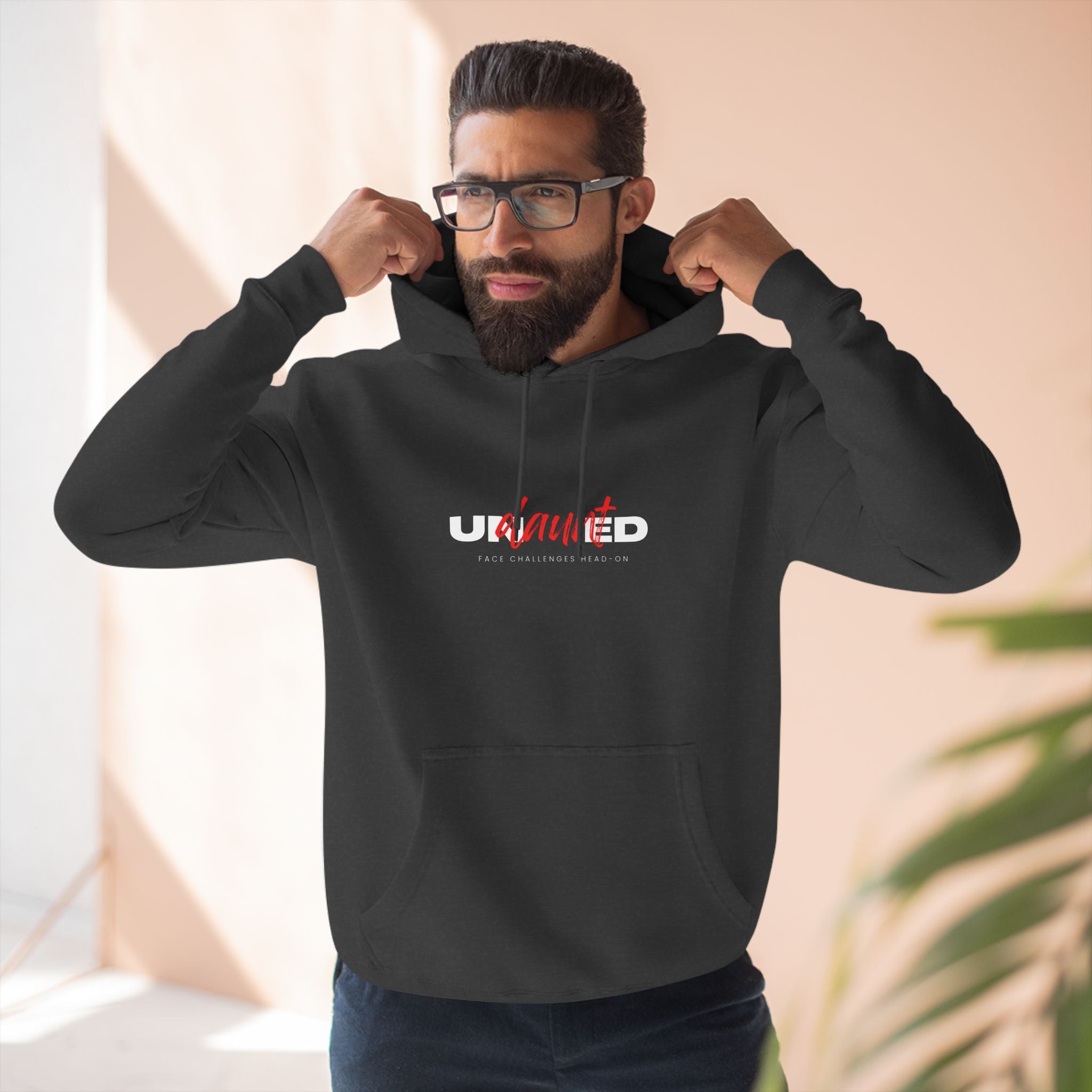 Undaunted- Inspirational Hooded Sweatshirt