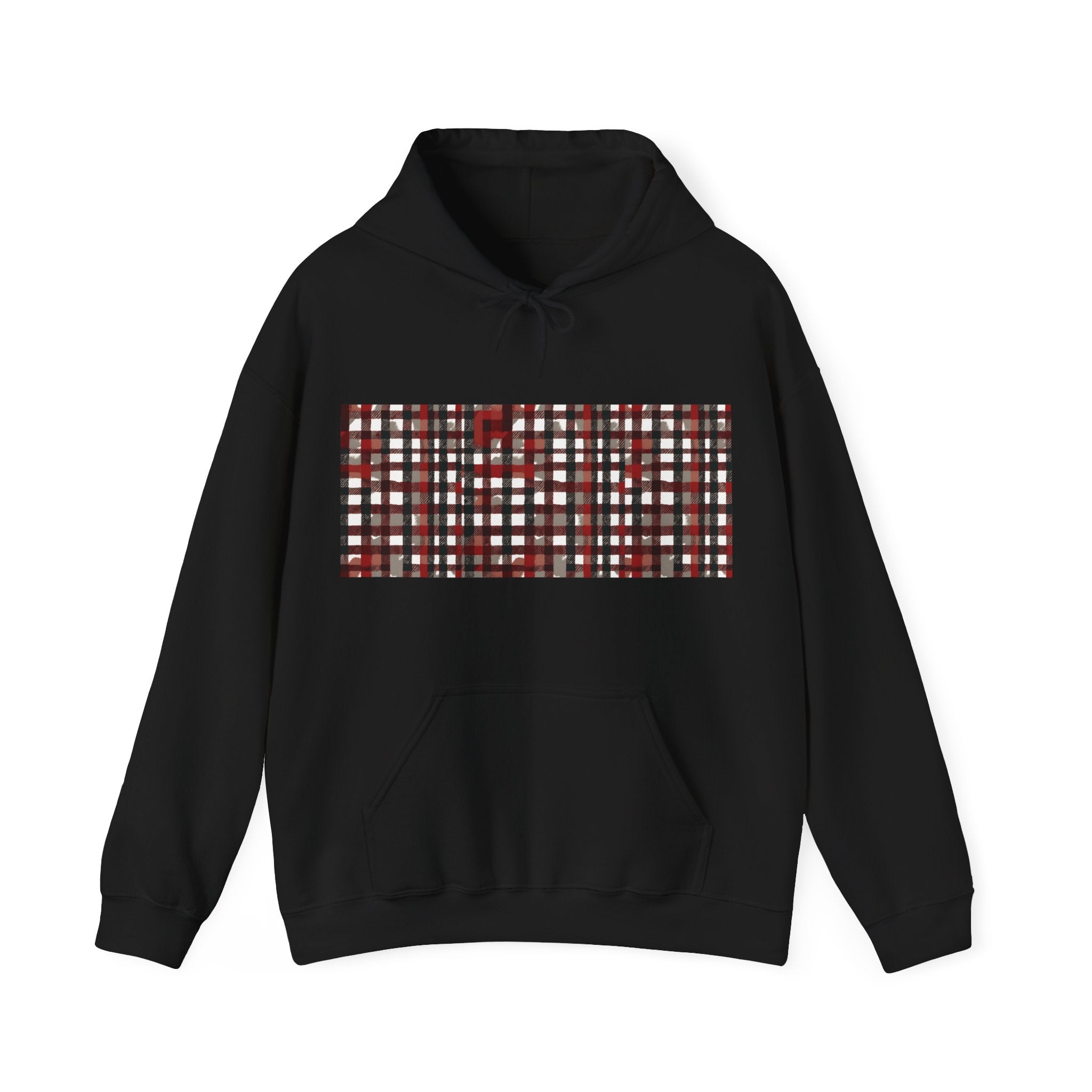Cozy Plaid Hoodie - Stylish Heavy Blend™ Sweatshirt for All Occasions