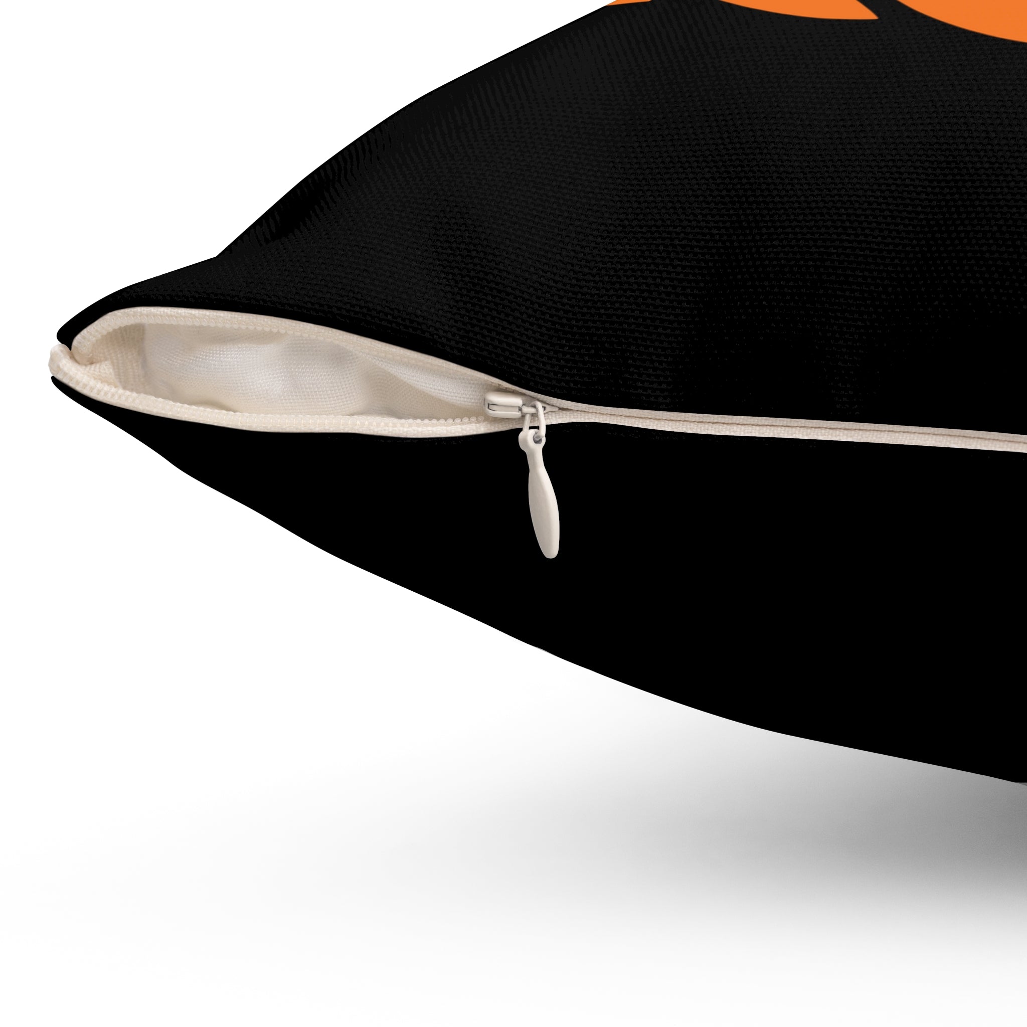 Orange Pumpkin Square Pillow
