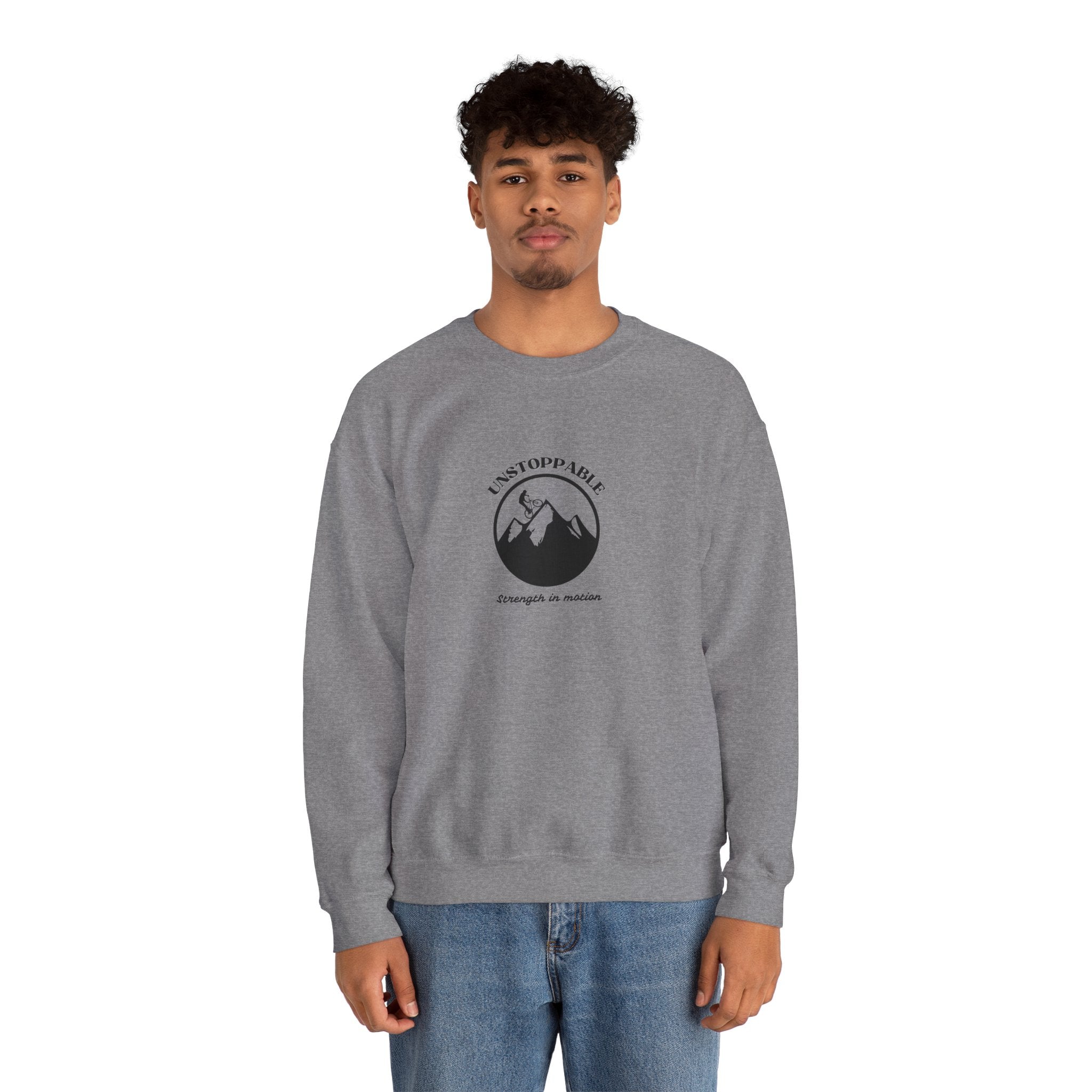 Unstoppable Mountain Graphic Crewneck Sweatshirt