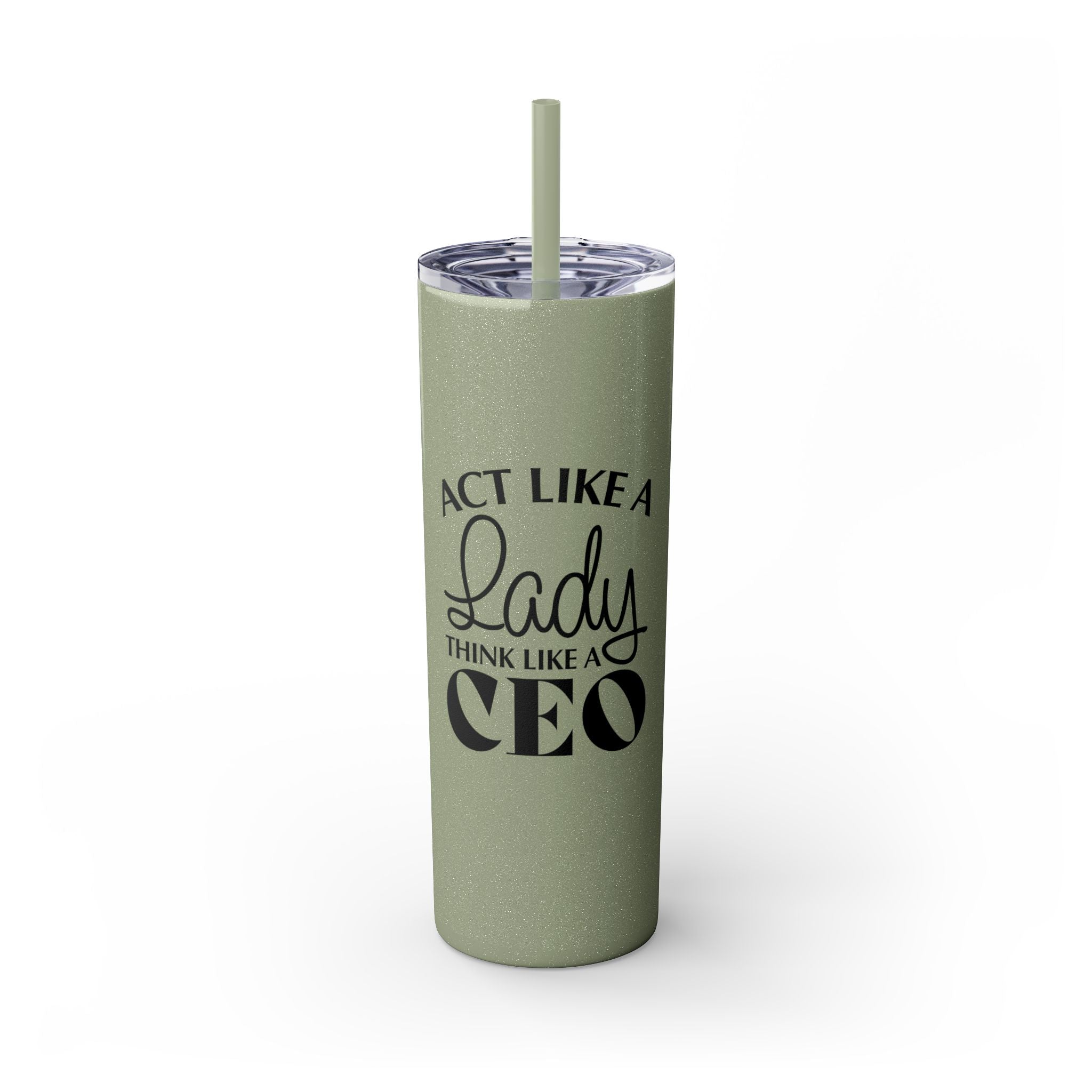 Act like a lady Insulated Stainless Steel Tumbler 20oz