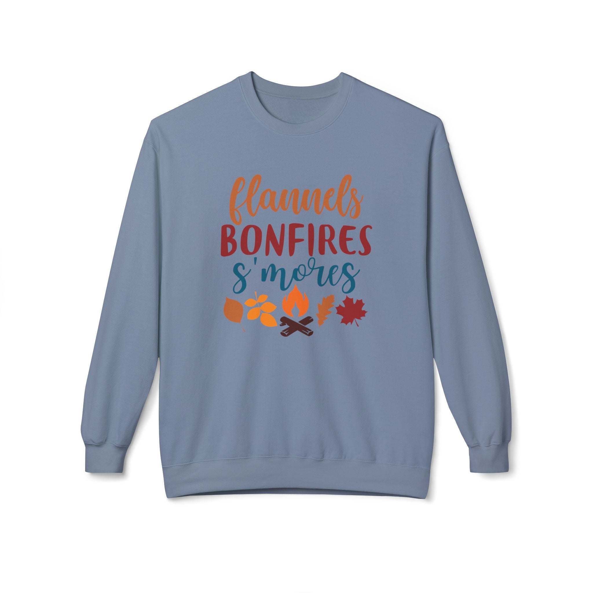 Flannel Bonfire S'more Fleece Sweatshirt