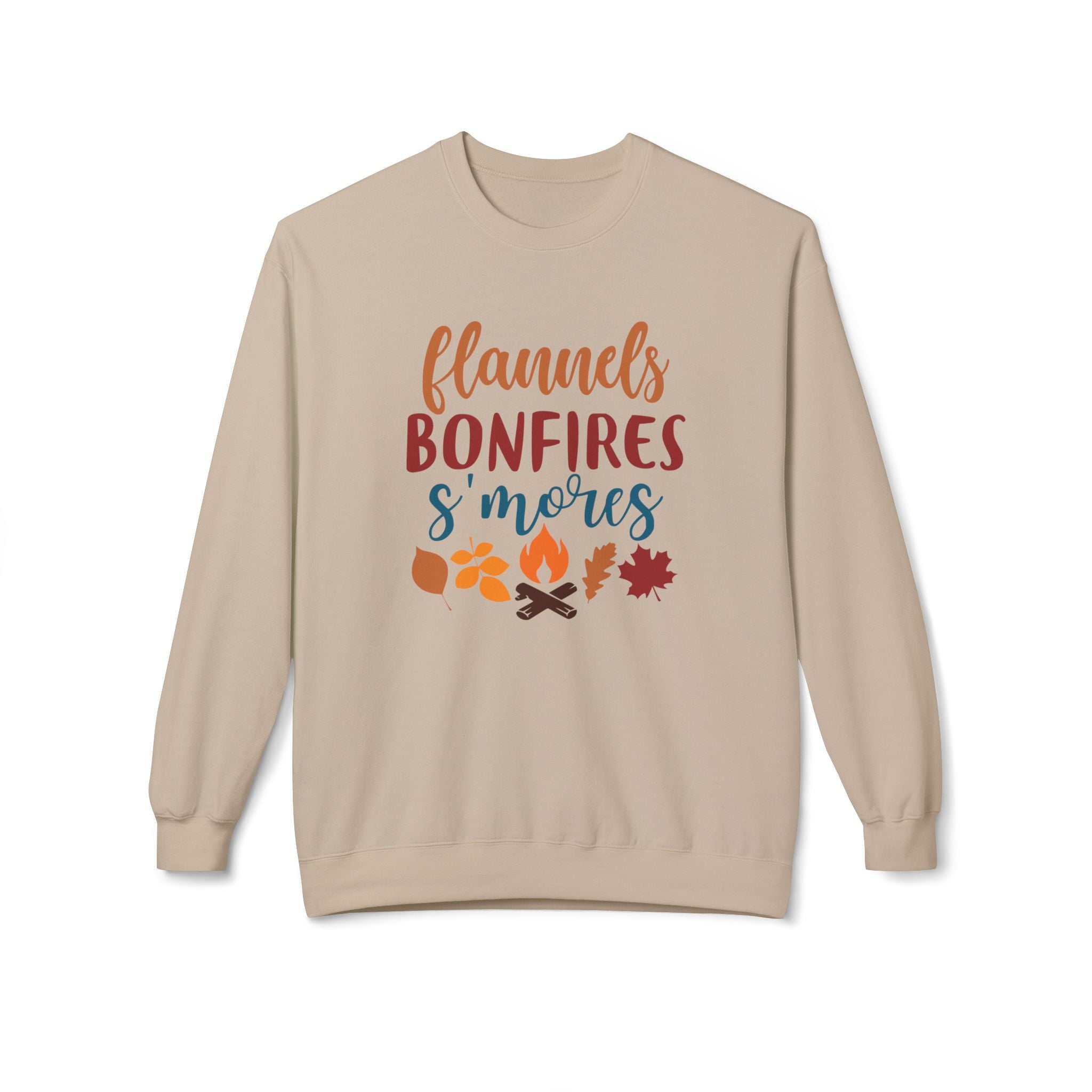 Flannel Bonfire S'more Fleece Sweatshirt