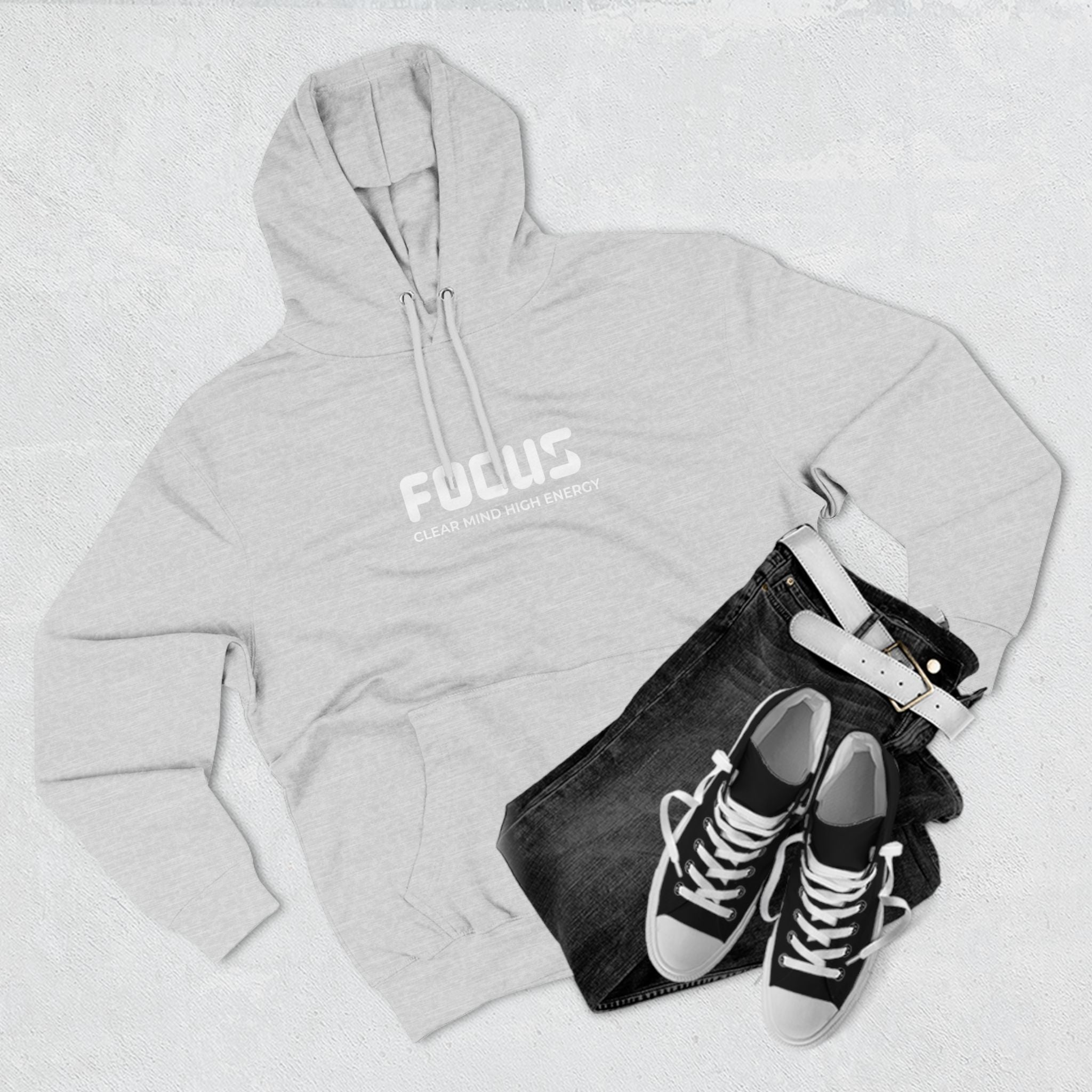 Focus Fleece Hoodie - Clear Mind High Energy Apparel
