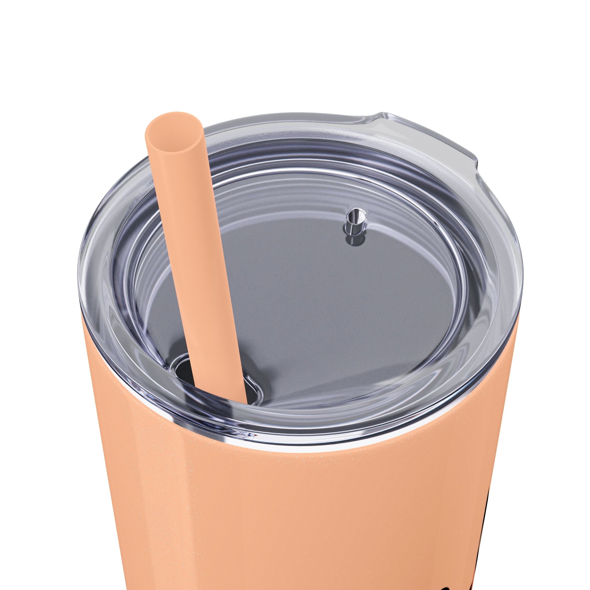 Boss Ass Girl Insulated Stainless Steel Skinny Tumbler with Straw 20oz