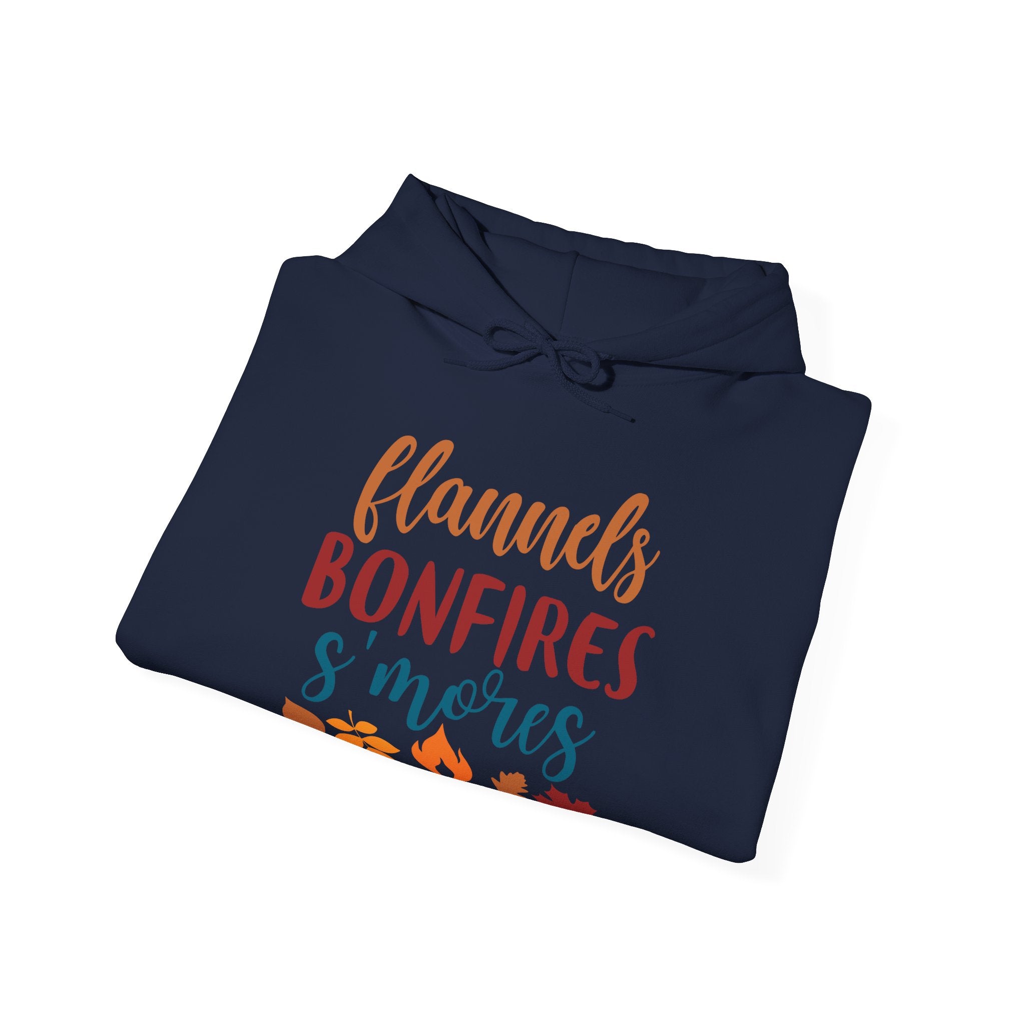 Flannel, Bonfire & S'more Hooded Sweatshirt