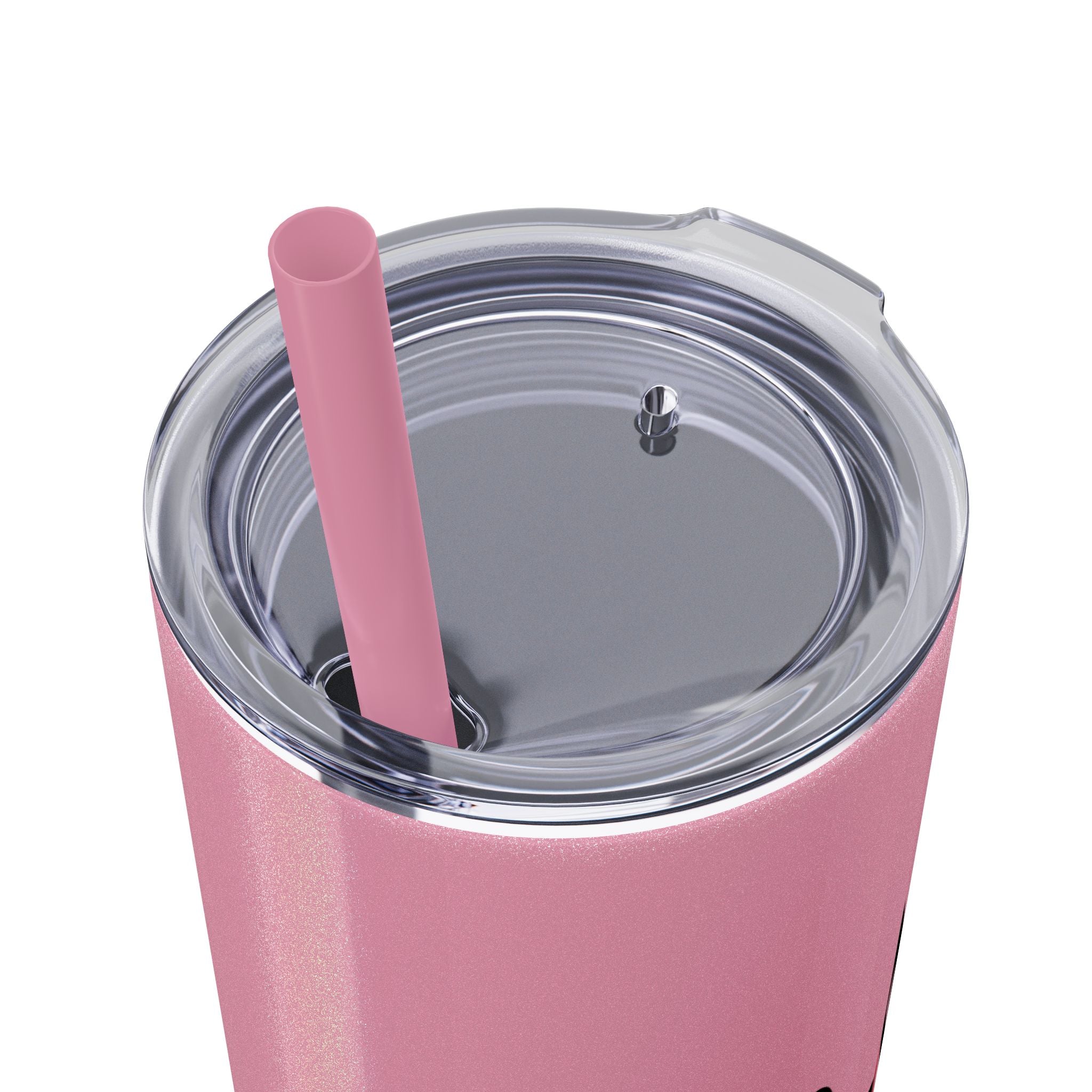Boss Ass Girl Insulated Stainless Steel Skinny Tumbler with Straw 20oz