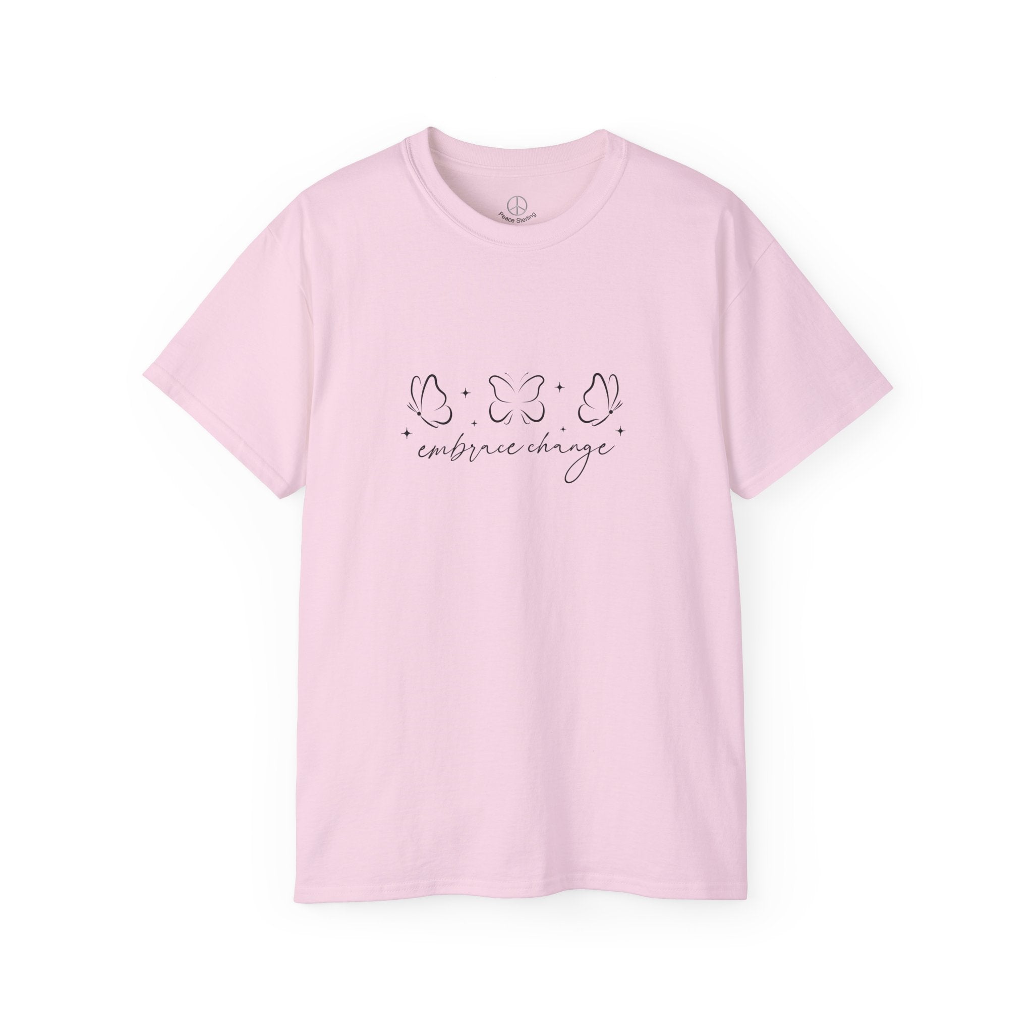 Embrace Change T Shirt – Inspirational Butterfly Graphic T-Shirt