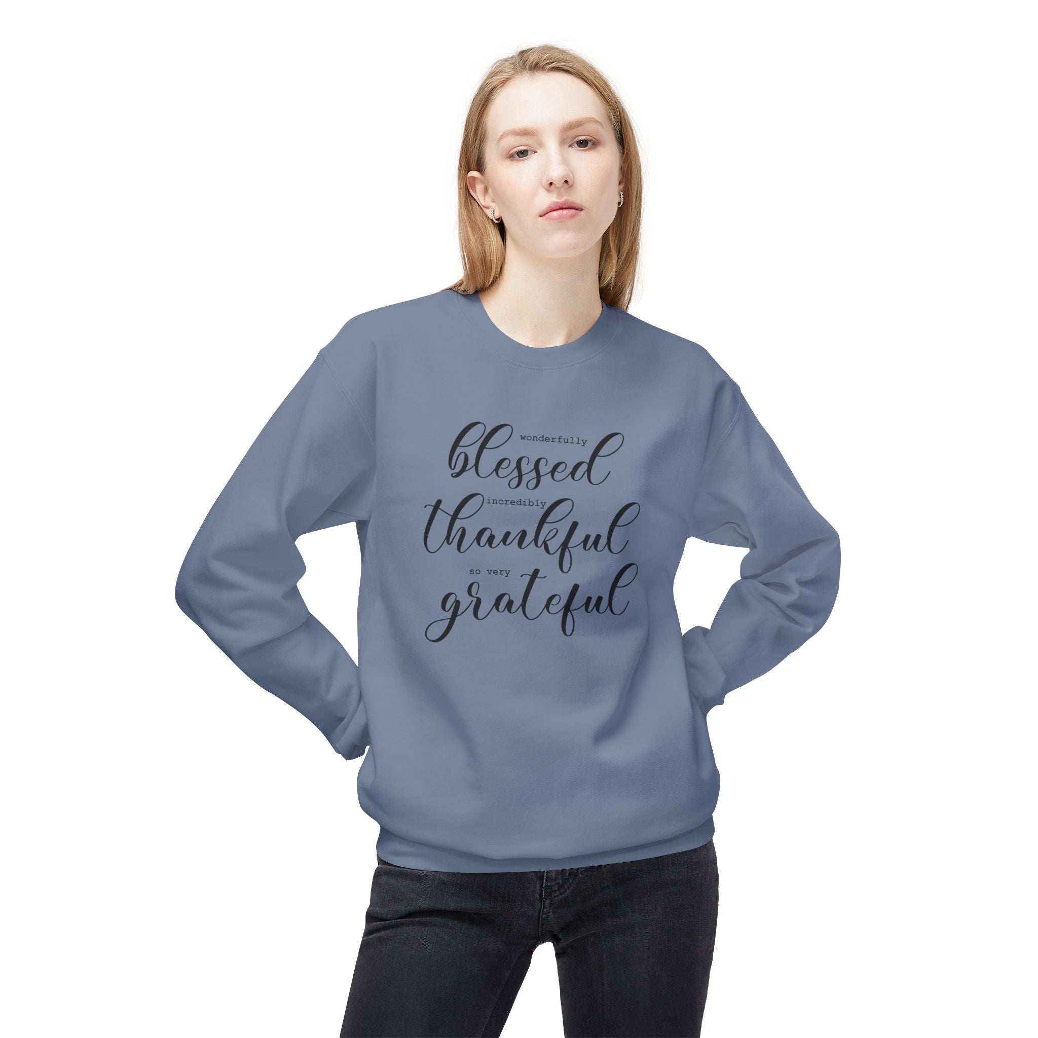 Blessed & Grateful Crewneck Sweatshirt