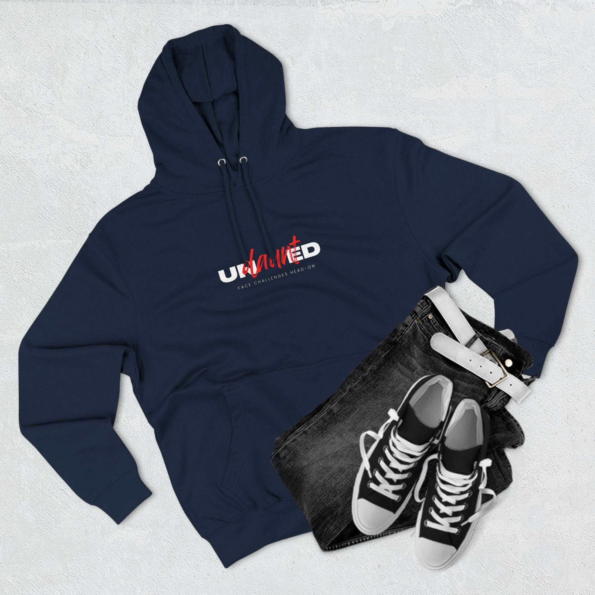 Undaunted- Inspirational Hooded Sweatshirt