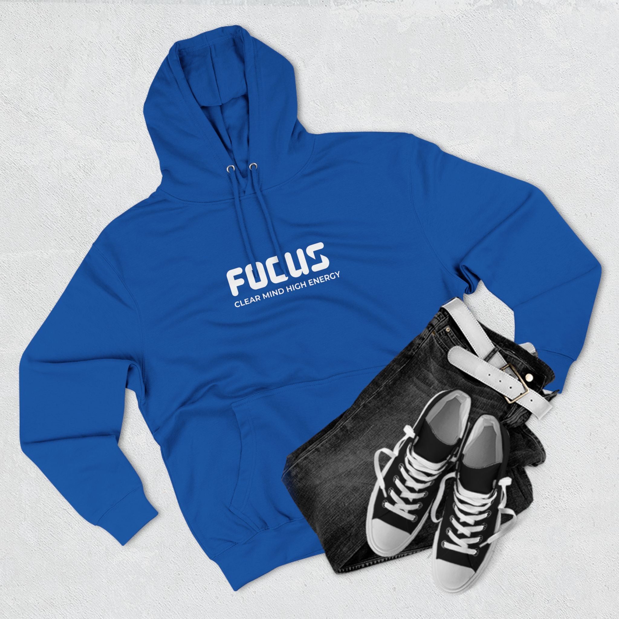 Focus Fleece Hoodie - Clear Mind High Energy Apparel